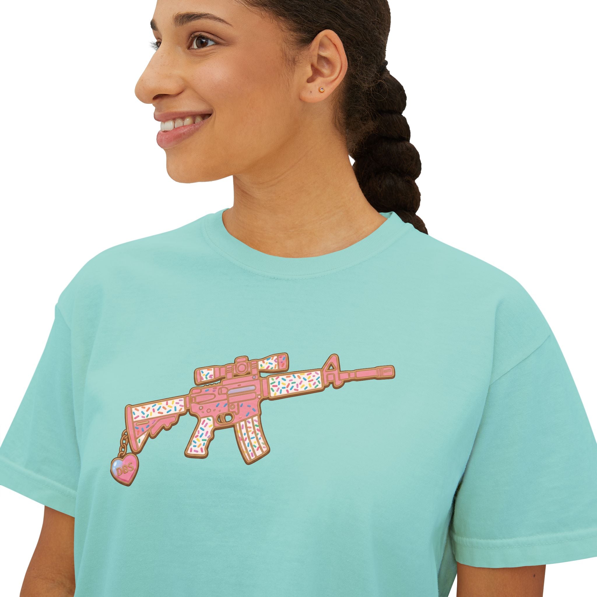 The Signature Sprinkles- AR Rifle- Women's Boxy Tee