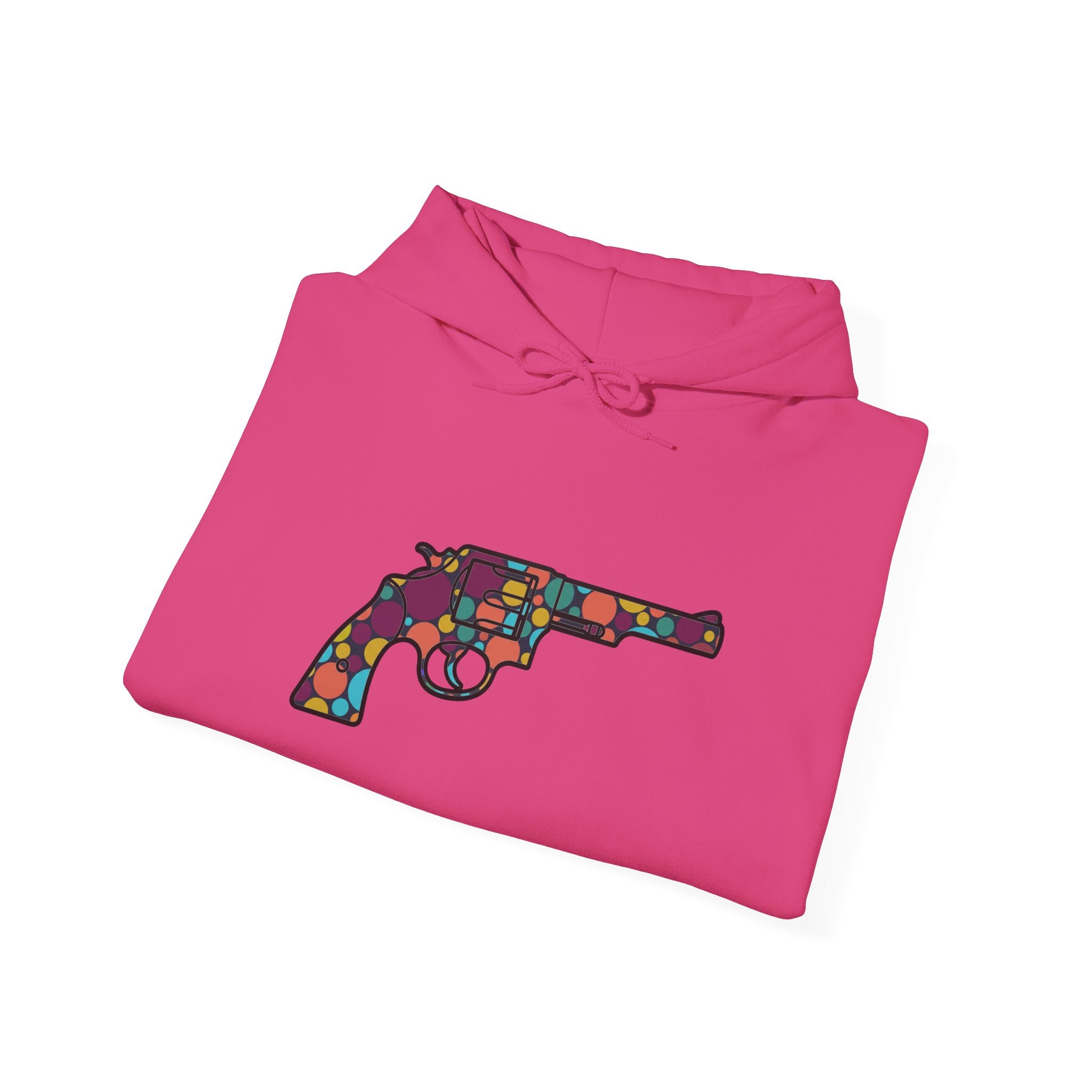 Revolver Dot Silhouette-Hooded Sweatshirt