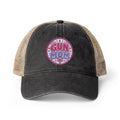Gun Mom-mesh hat with ponytail slot