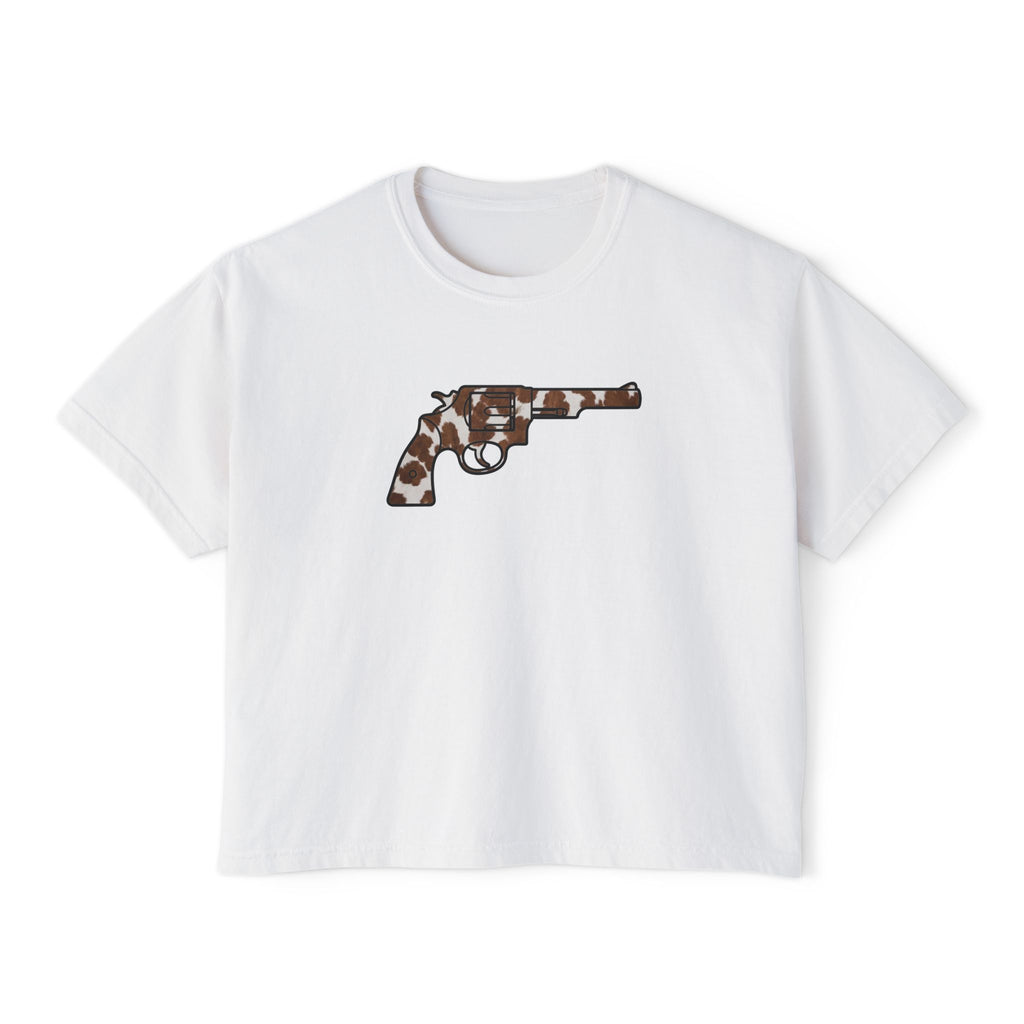 The Cowhide Collection-Revolver-Women's Boxy Tee