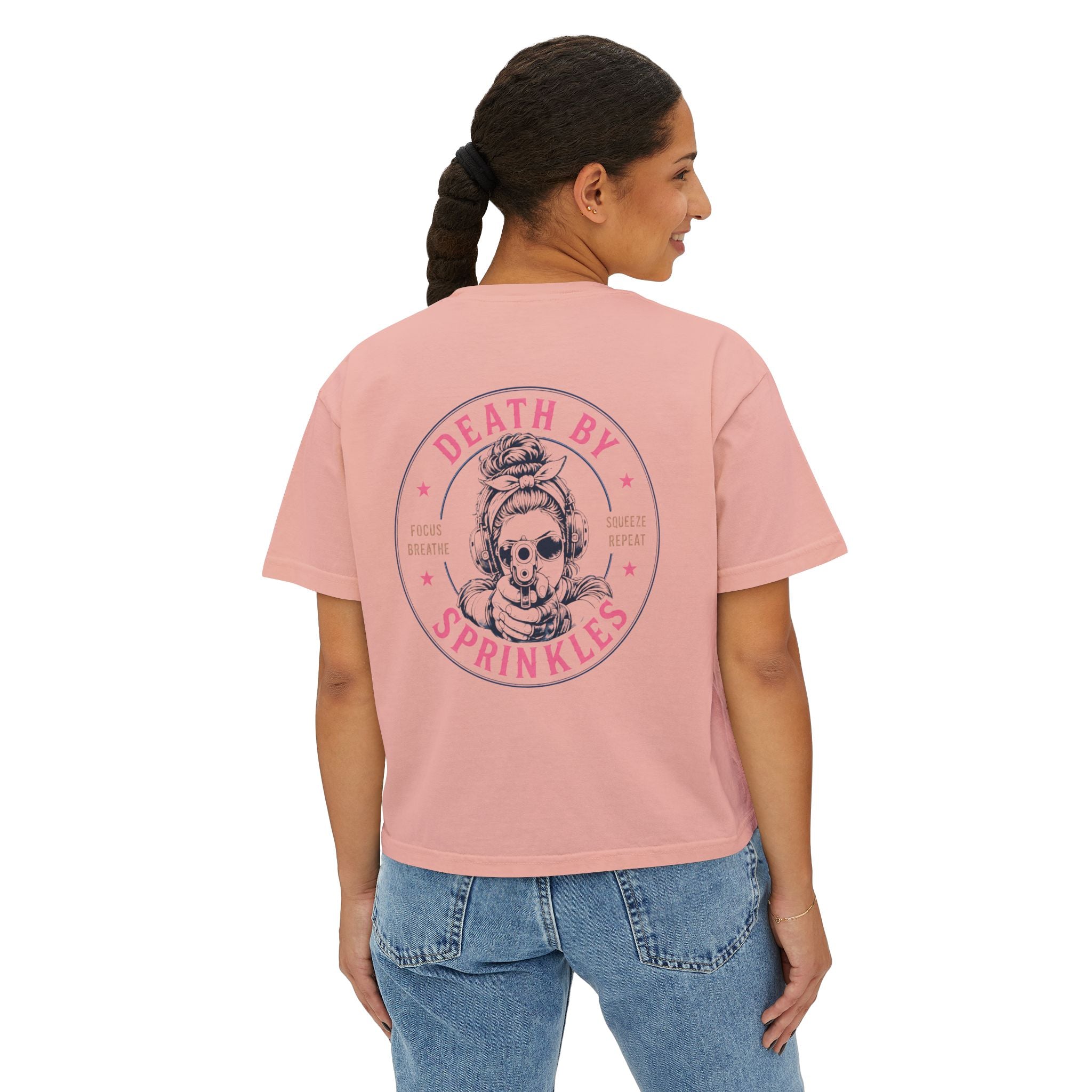 Death By Sprinkles-Women’s Crop T-Shirt