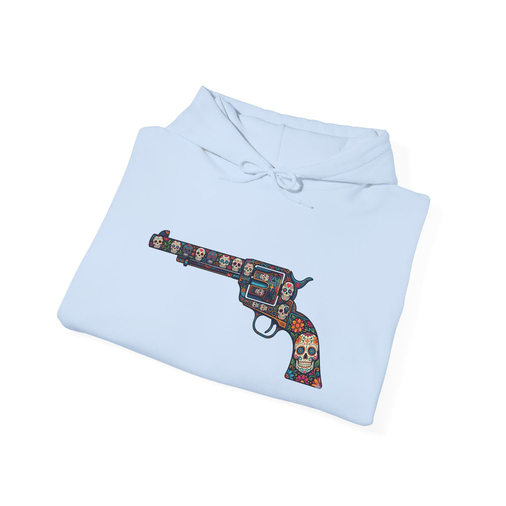 Sugar Skull Revolver Graphic Hoodie