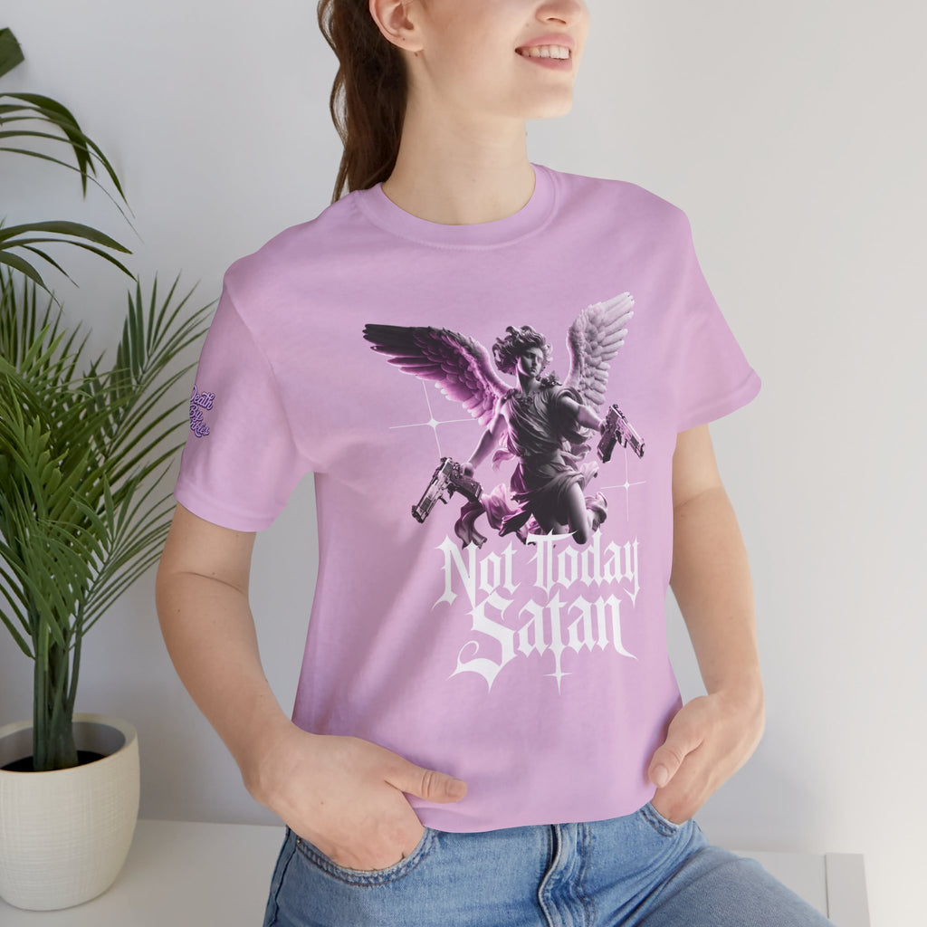 Angel Statue "Not Today Satan"