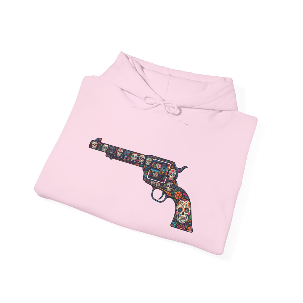 Sugar Skull Revolver Graphic Hoodie
