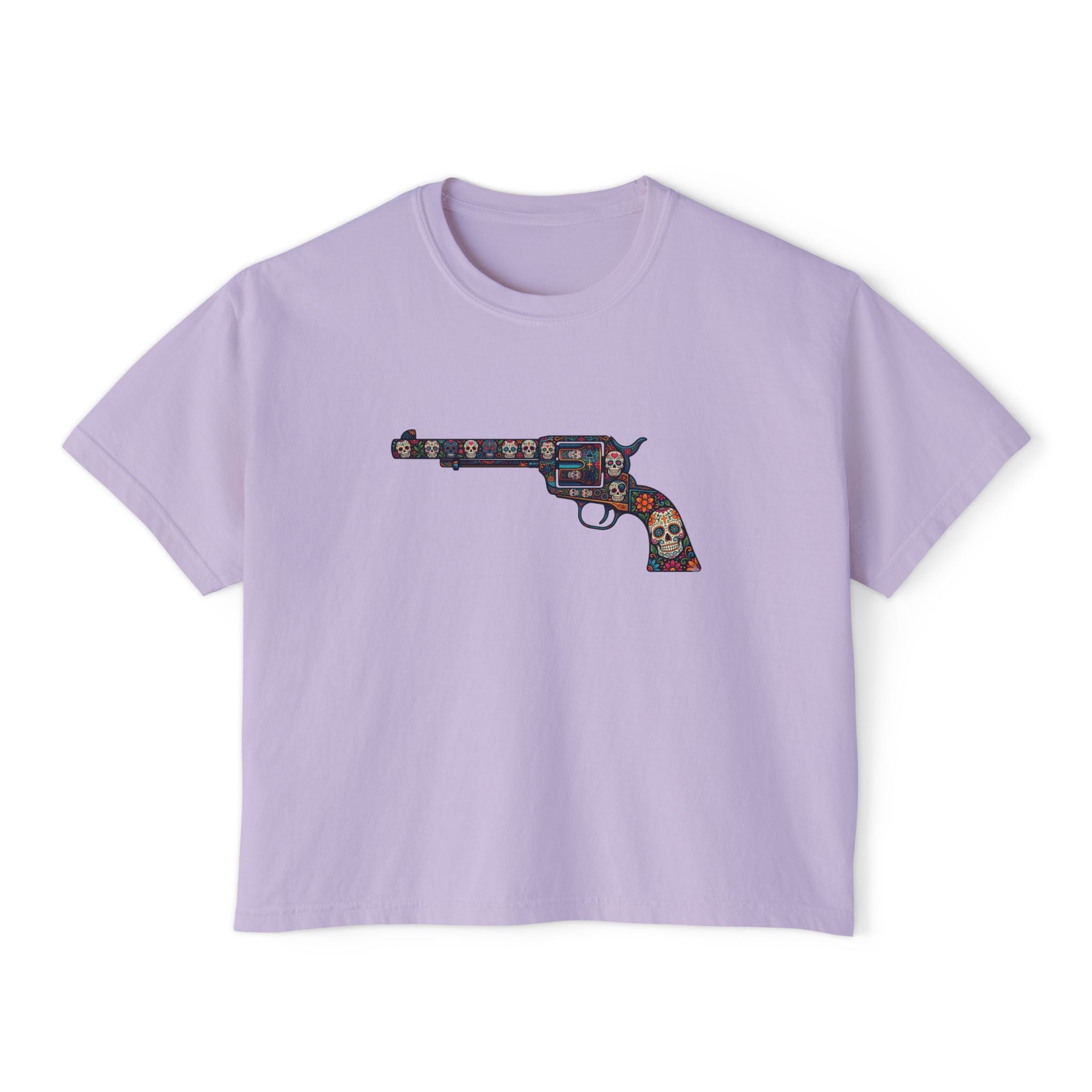 The Sugar Skull Collection -Revolver- Women’s Boxy Tee