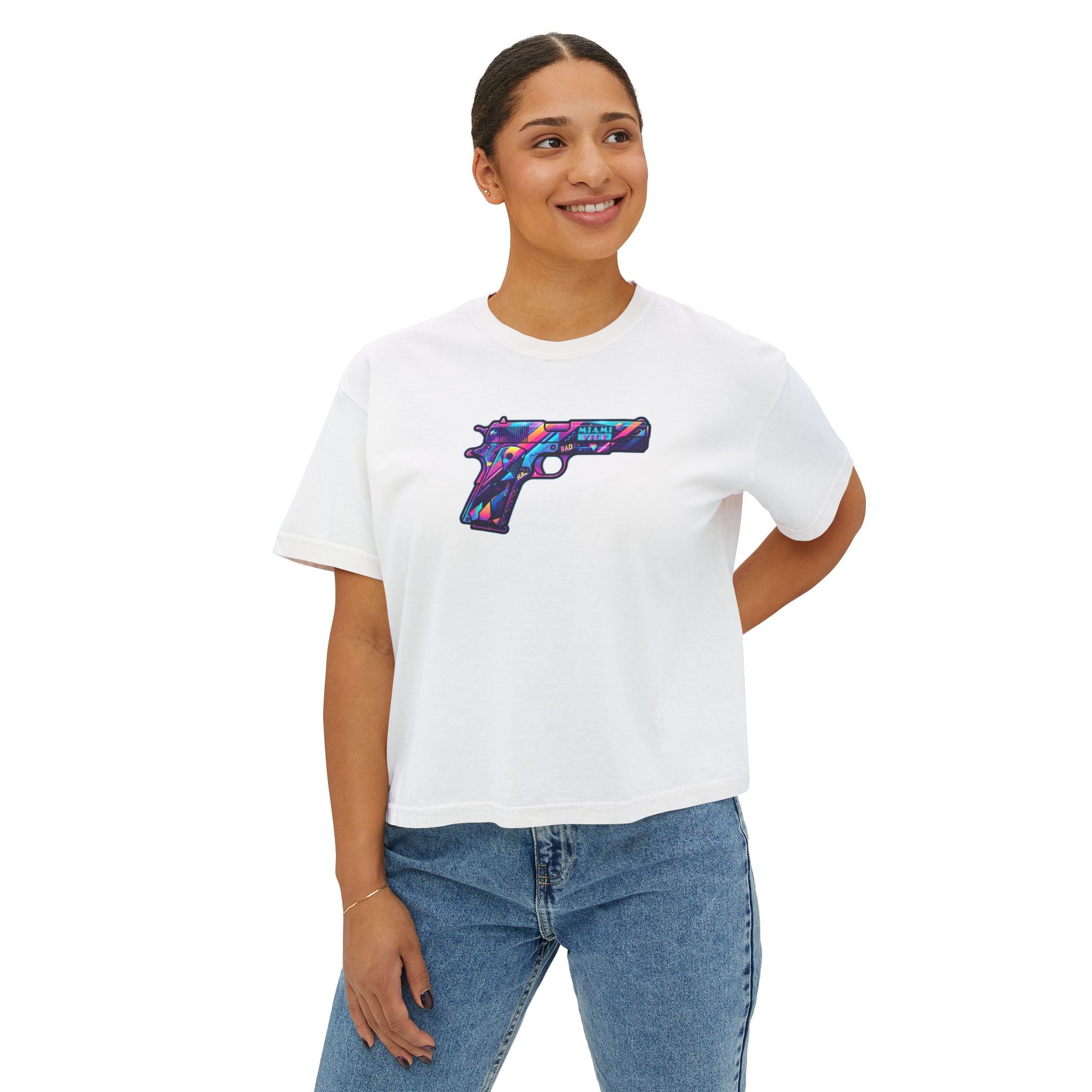 The Retro Collection-Pistol-Women's Boxy Tee