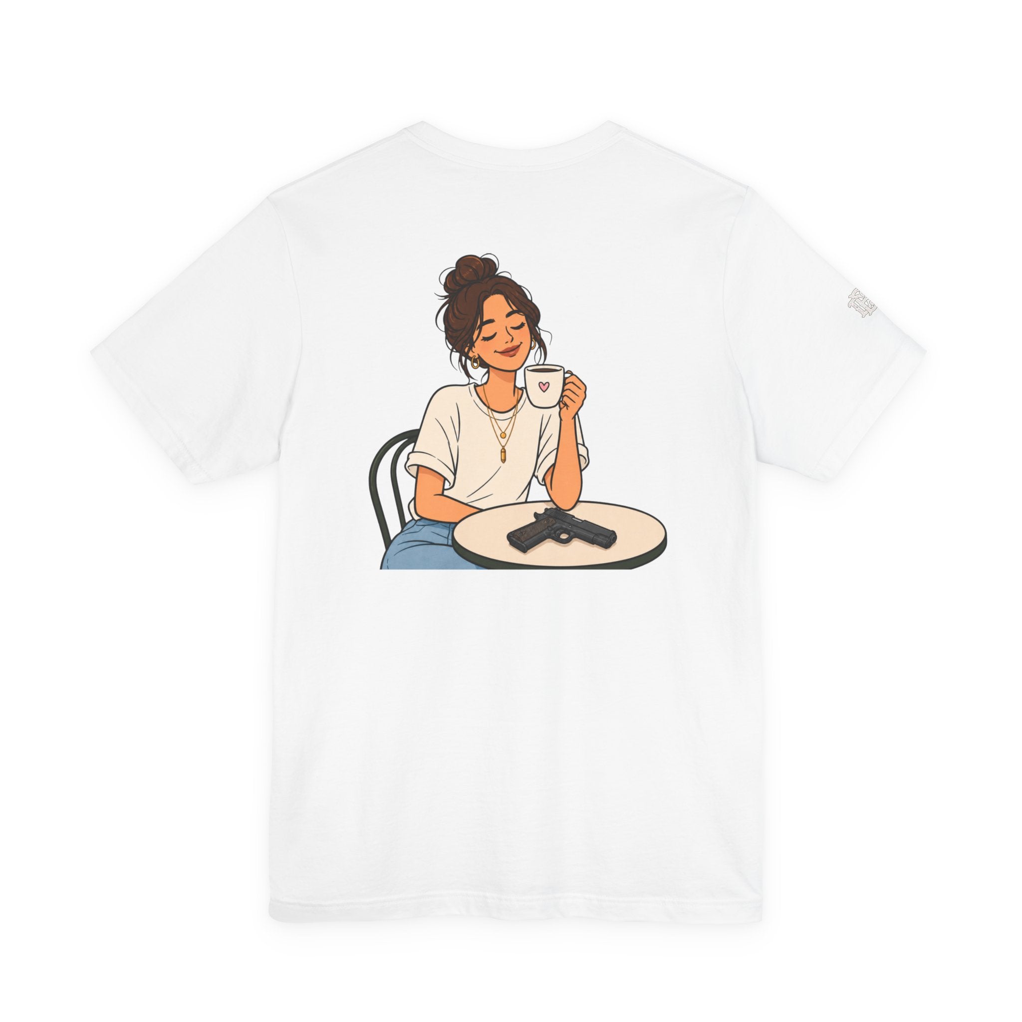 'Beans and Bullets' Coffee Lover T-Shirt