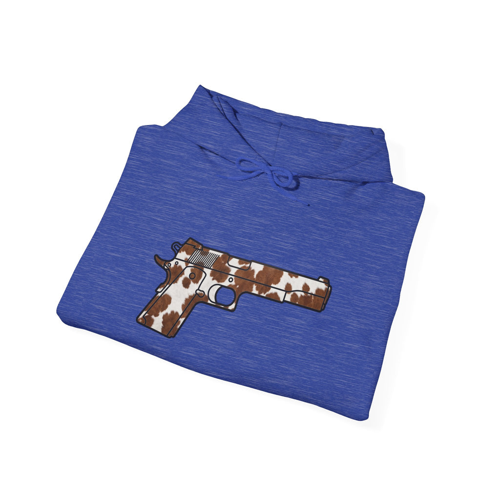 Cowhide Pistol Silhouette Hoodie