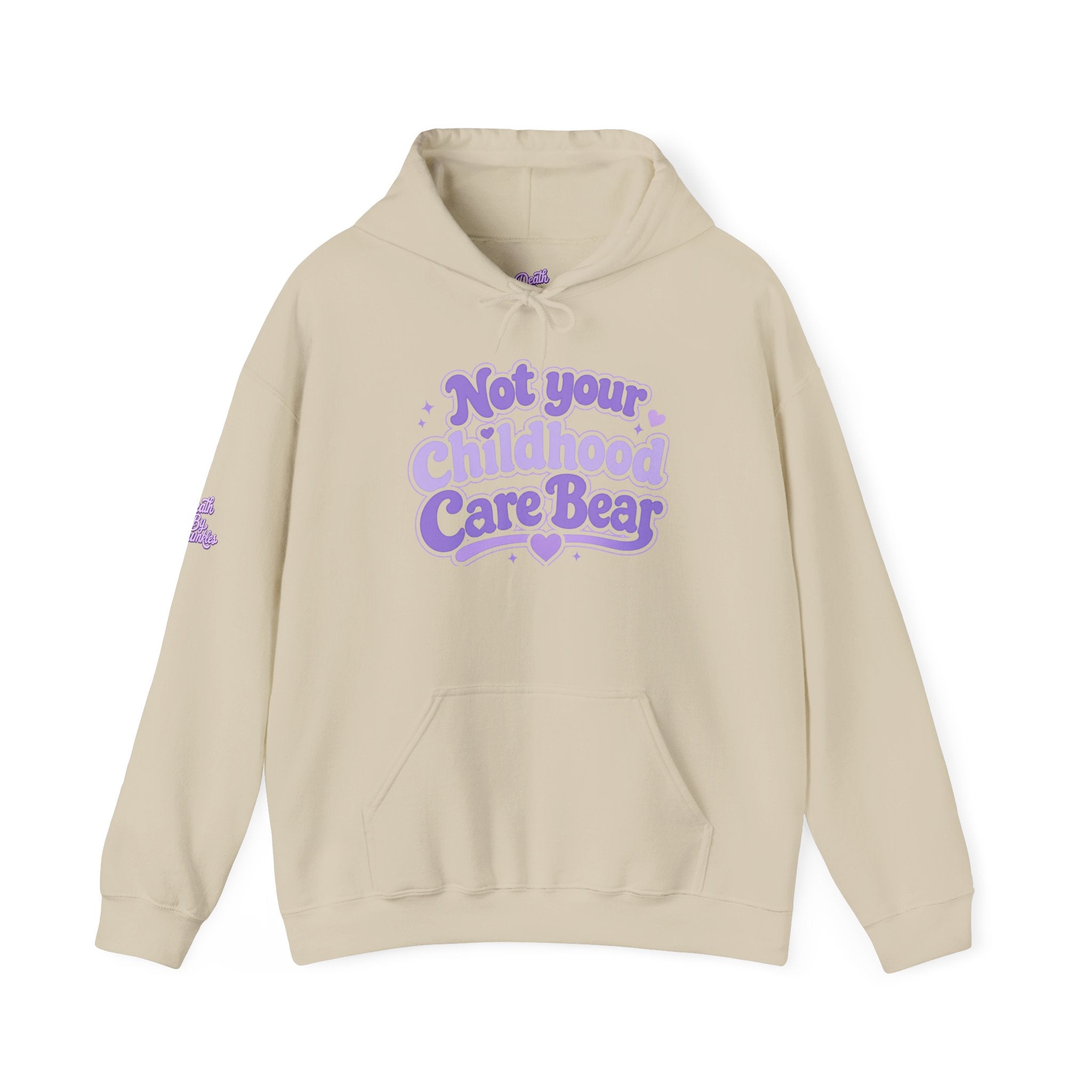 Not Your Childhood Care Bear Hoodie — Retro Care Bears Graphic Hoodie