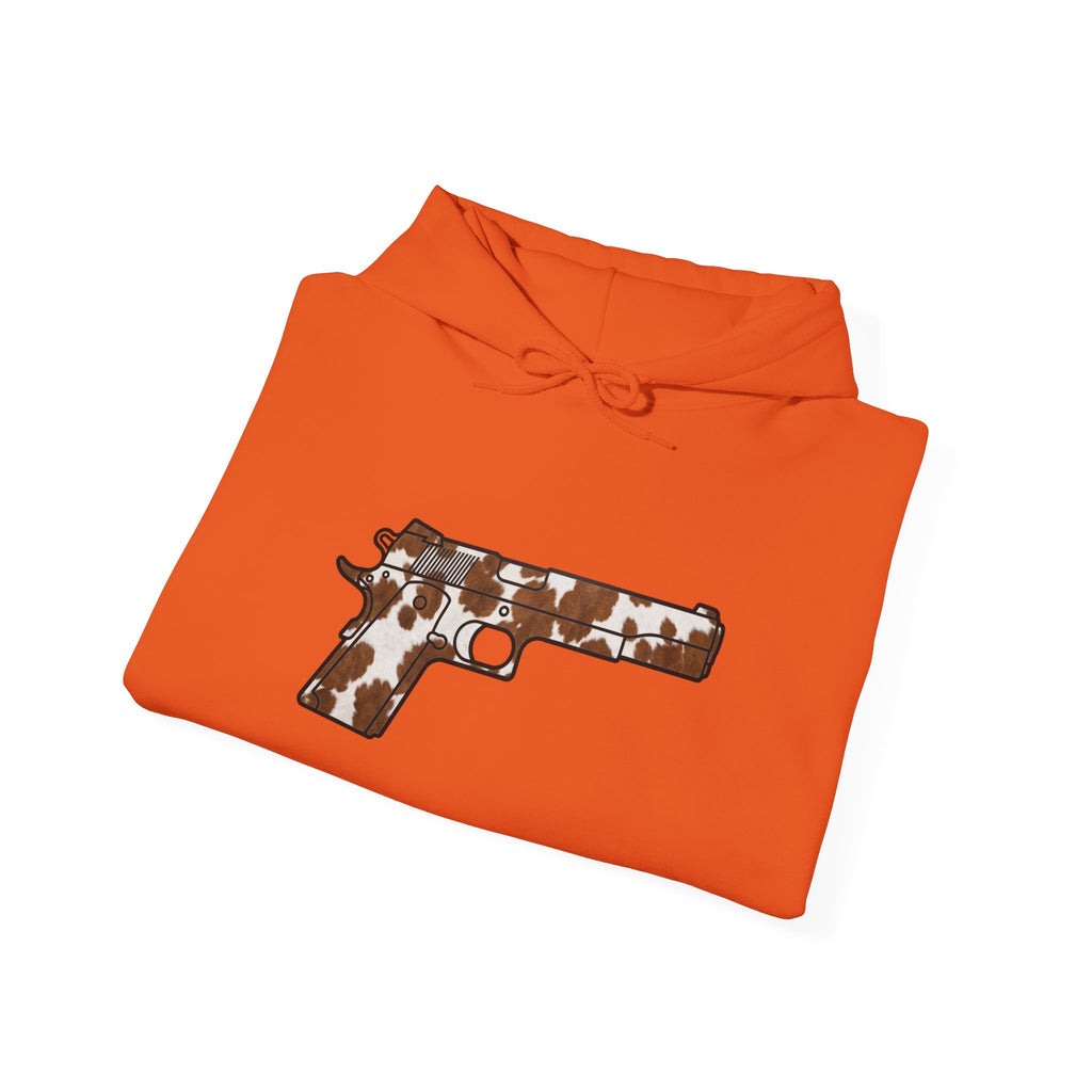 Cowhide Pistol Silhouette Hoodie