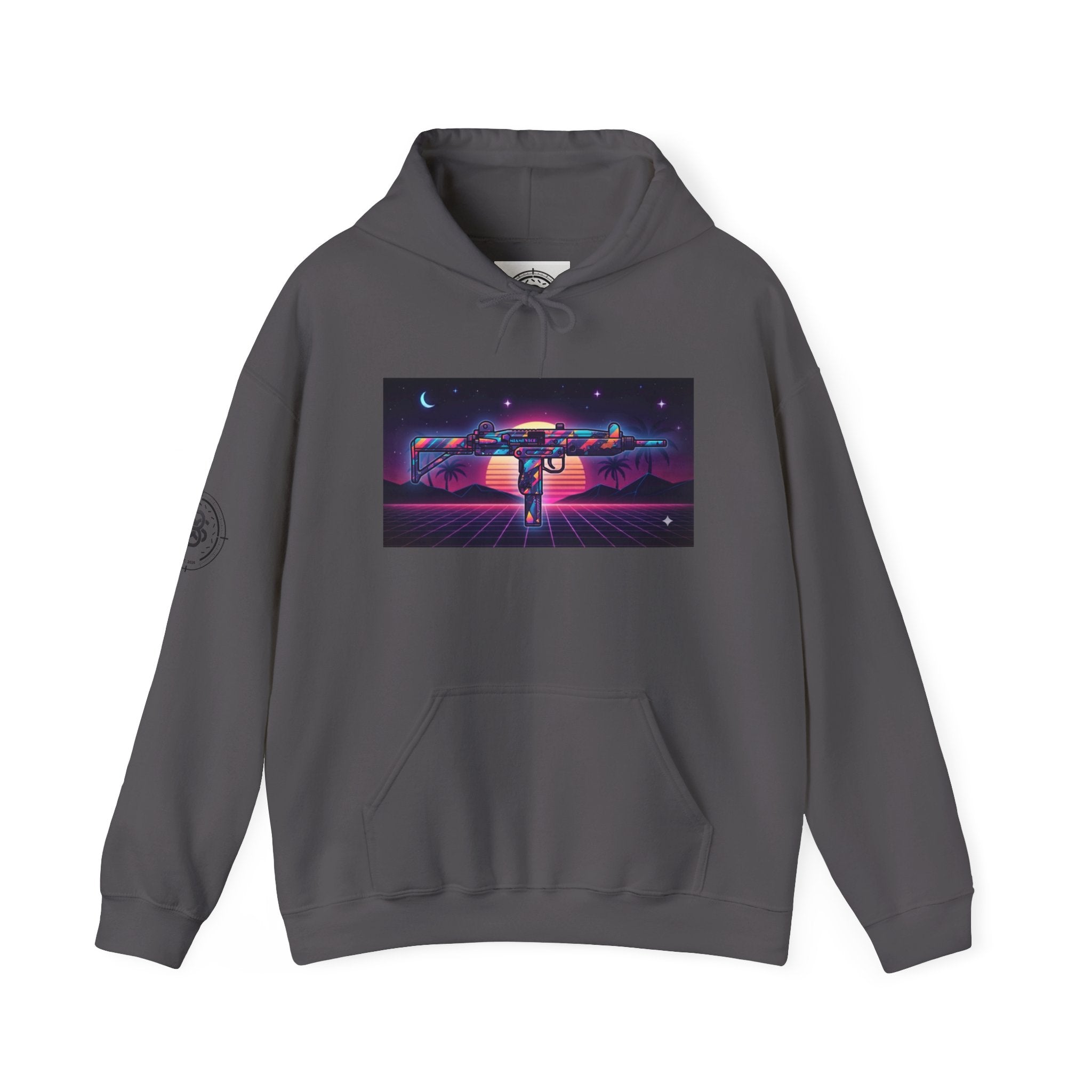 UZI Retro 80's Unisex Heavy Blend™ Hooded Sweatshirt