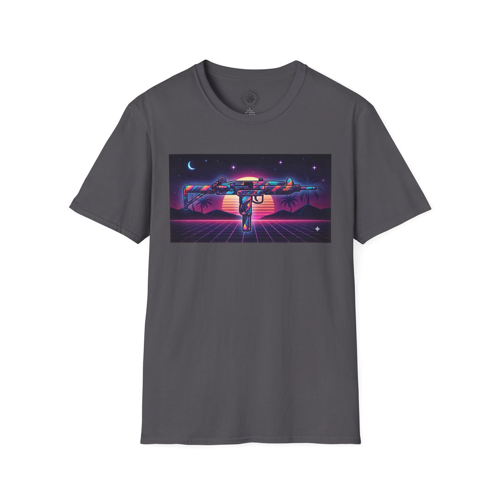 The Men's Collection- 80's Retro UZI-Softstyle T-Shirt