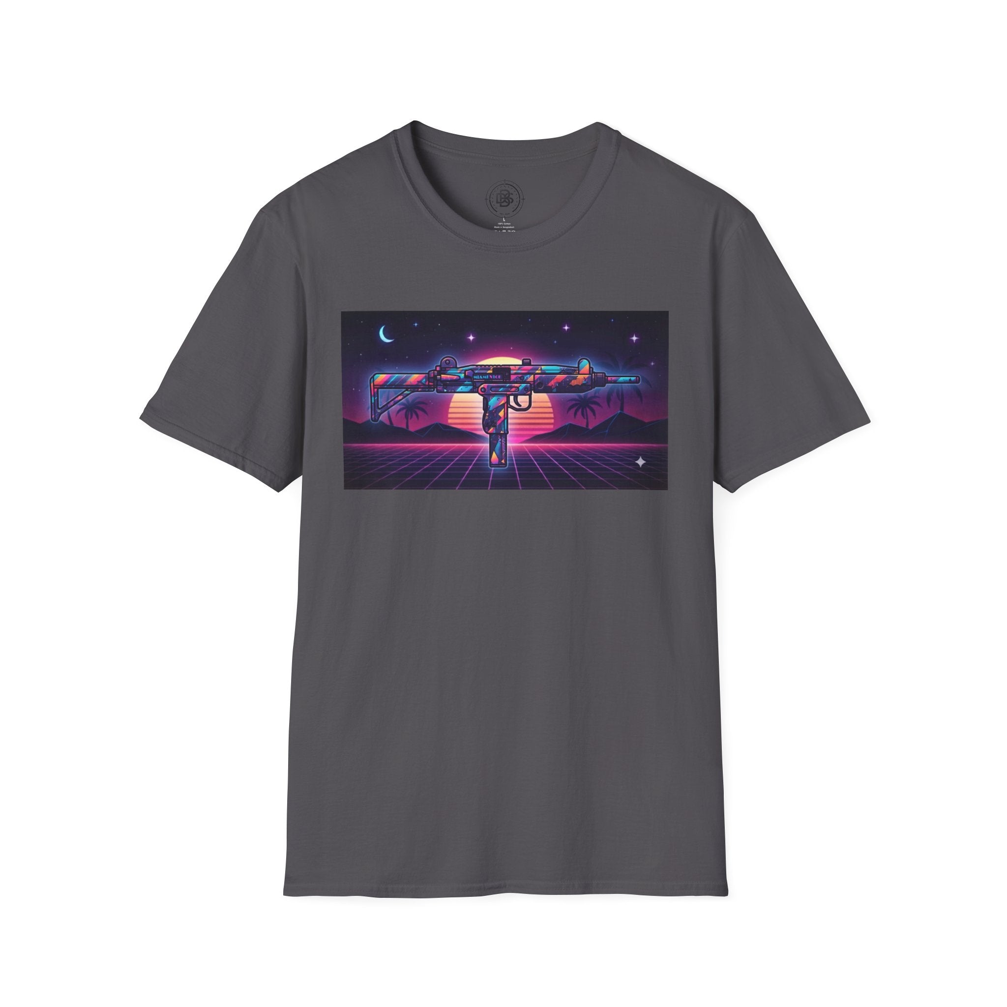 The Men's Collection- 80's Retro UZI-Softstyle T-Shirt