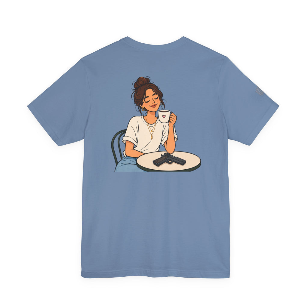 'Beans and Bullets' Coffee Lover T-Shirt