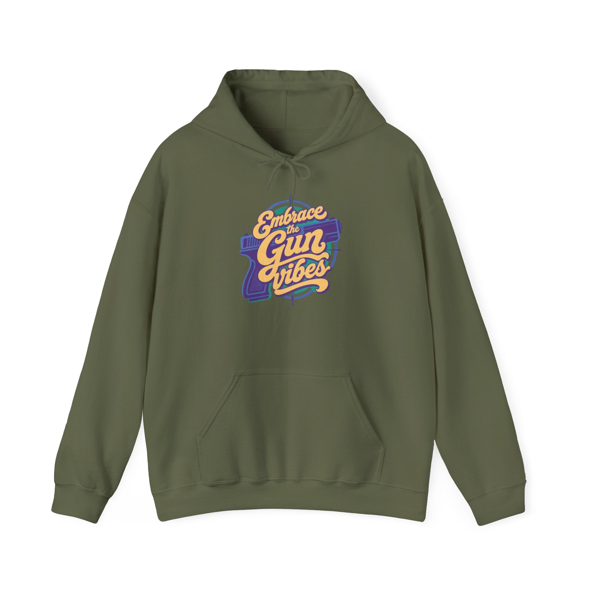 Embrace Gun Vibes Hoodie — Retro