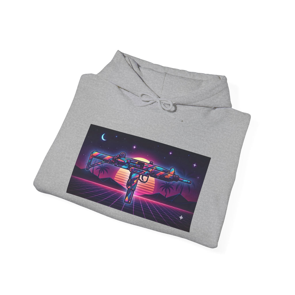 UZI Retro 80's Unisex Heavy Blend™ Hooded Sweatshirt