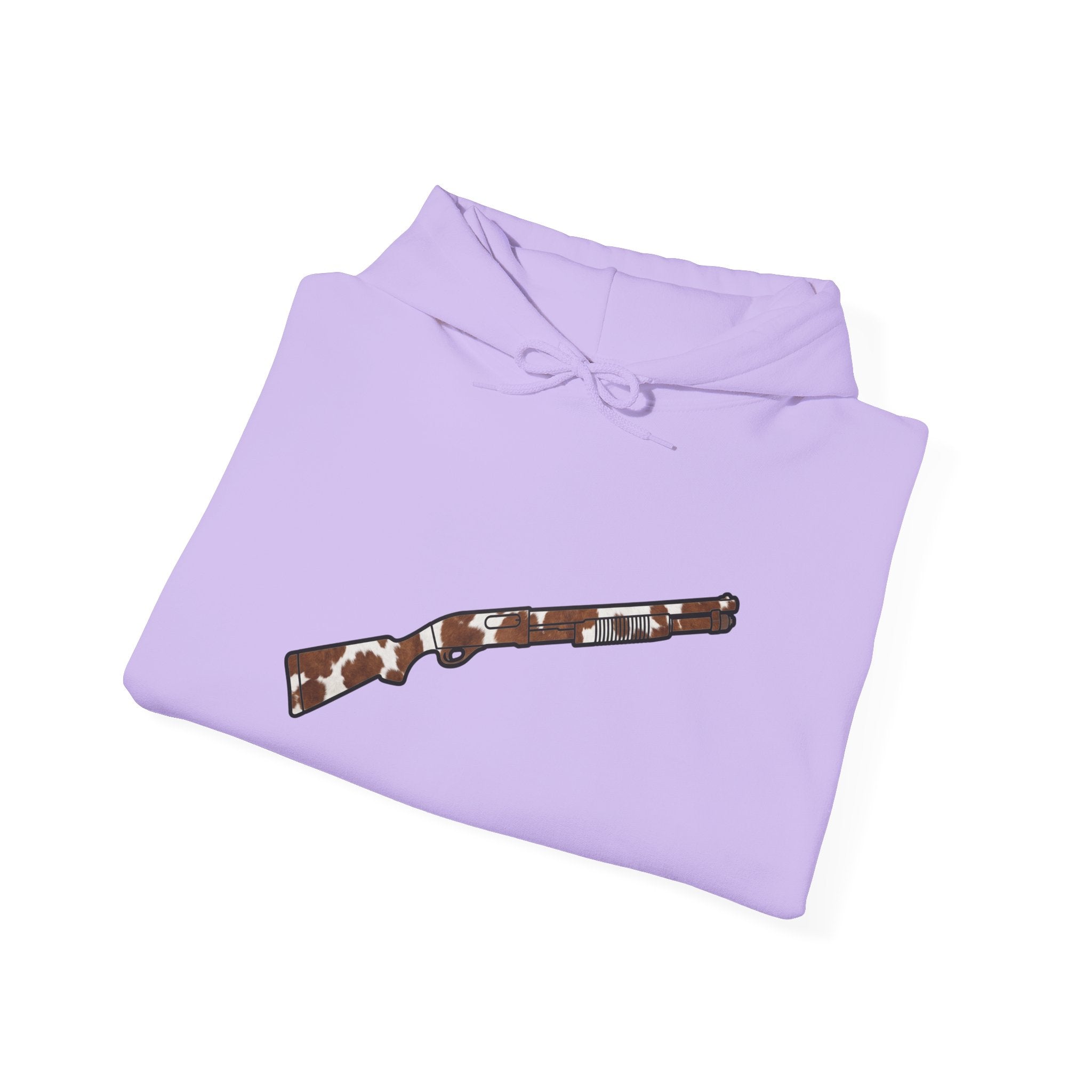 Cow Hide Shotgun Silhouette Hoodie