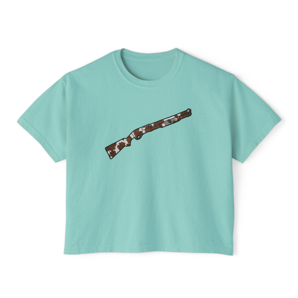 The Cowhide Collection-Shotgun-Women's Boxy Tee