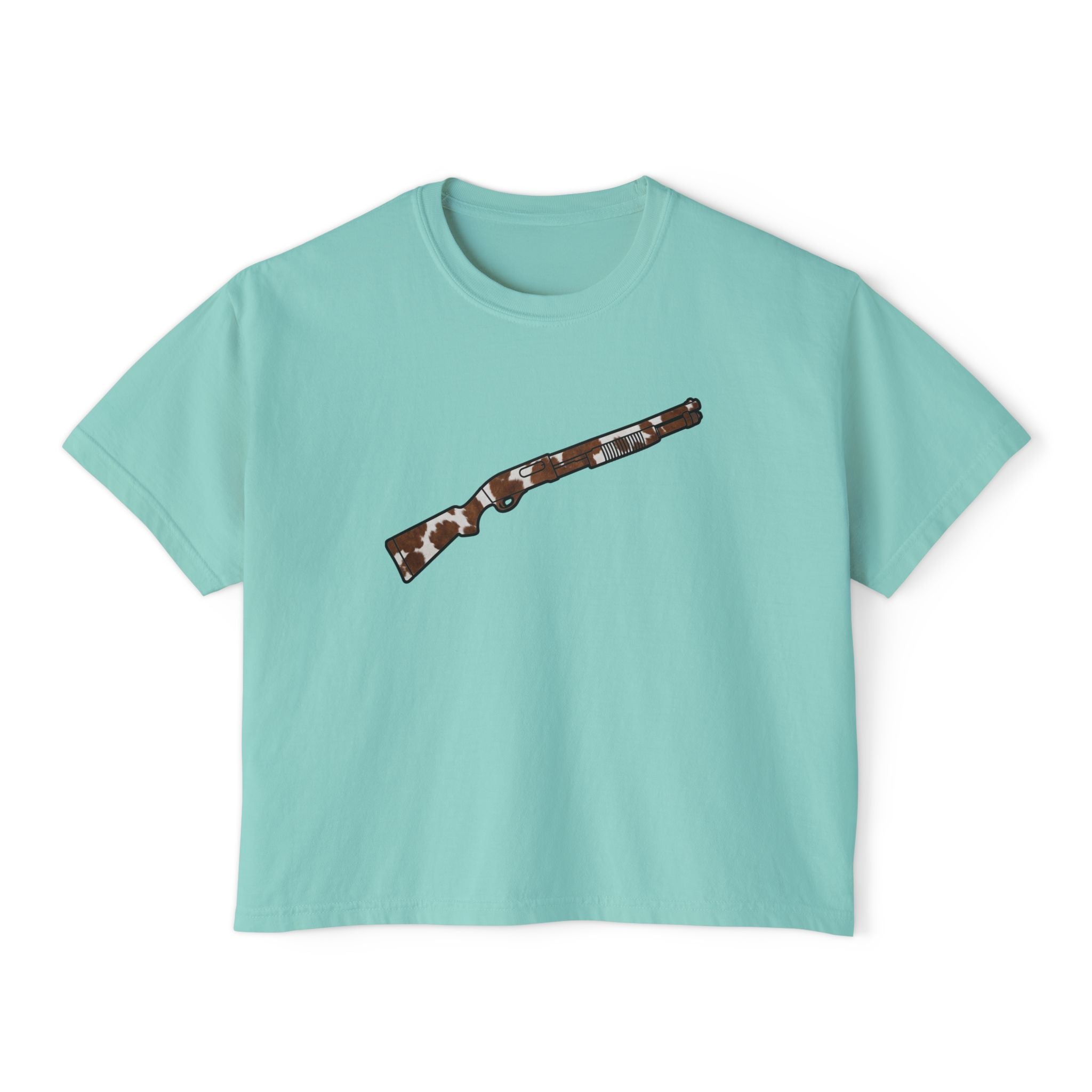 The Cowhide Collection-Shotgun-Women's Boxy Tee