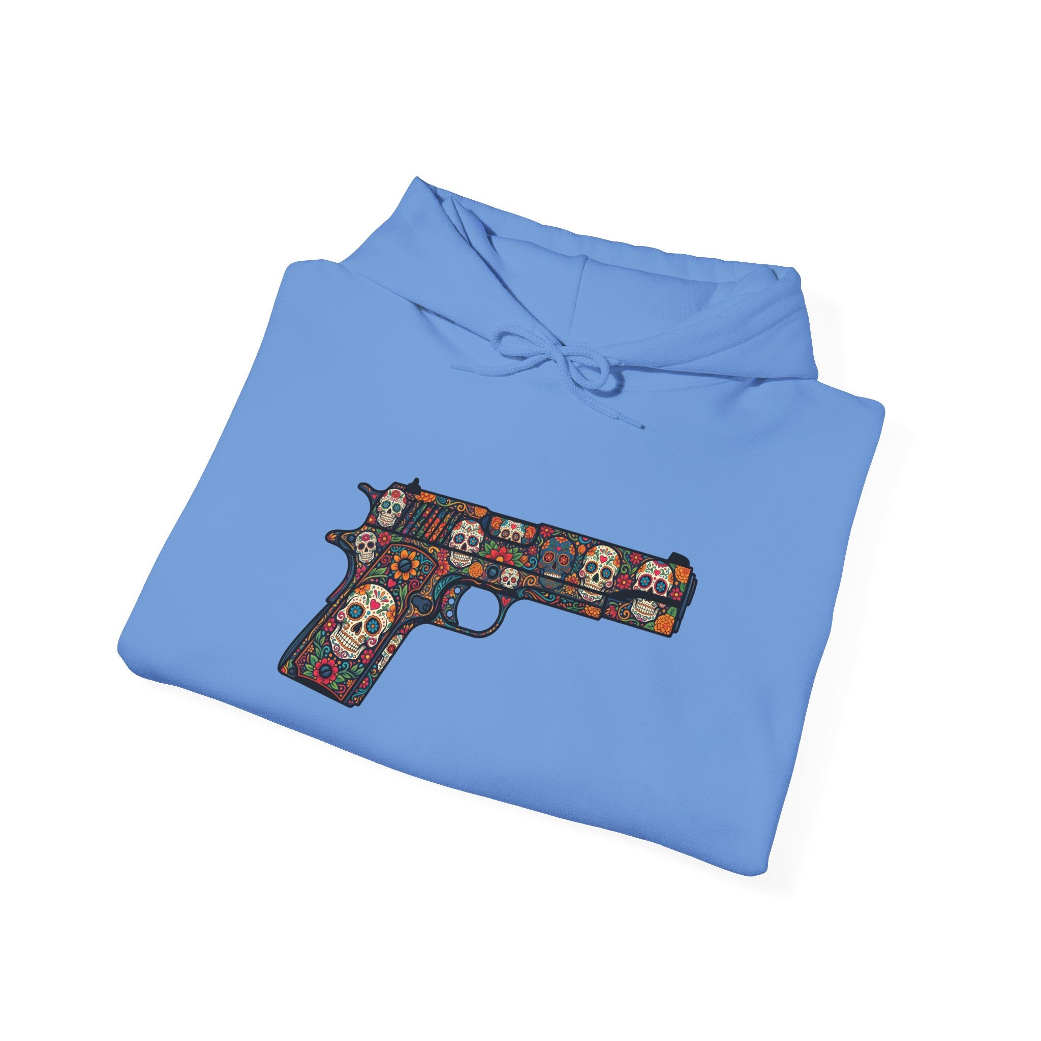 Sugar Skull Pistol Graphic Hoodie