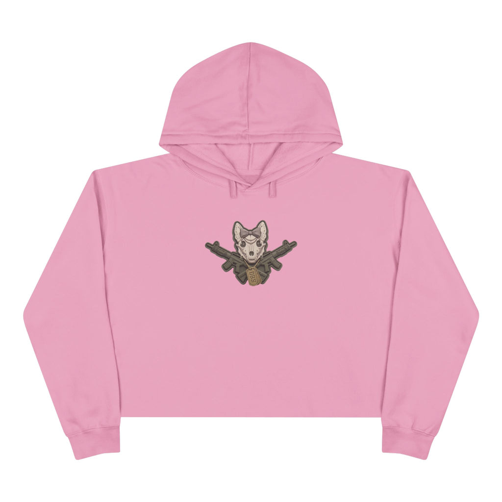 Cute Tactical Female K9Hoodie – Women’s Casual Graphic Cropped Sweatshirt