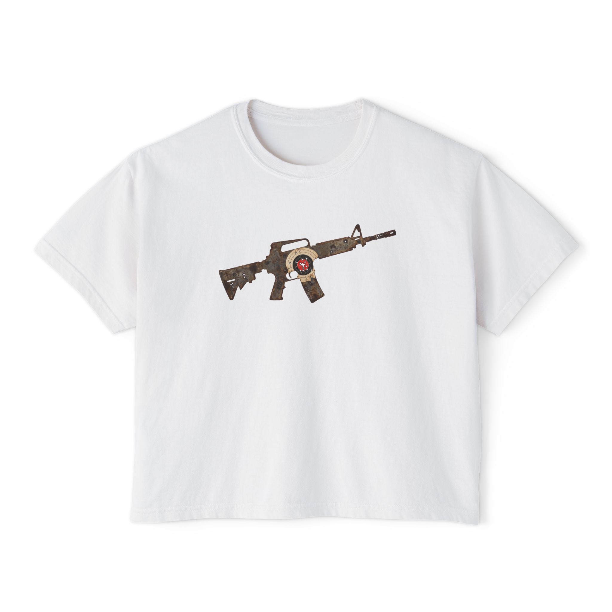 The Target Collection- AR Rifle-Women’s Boxy Tee
