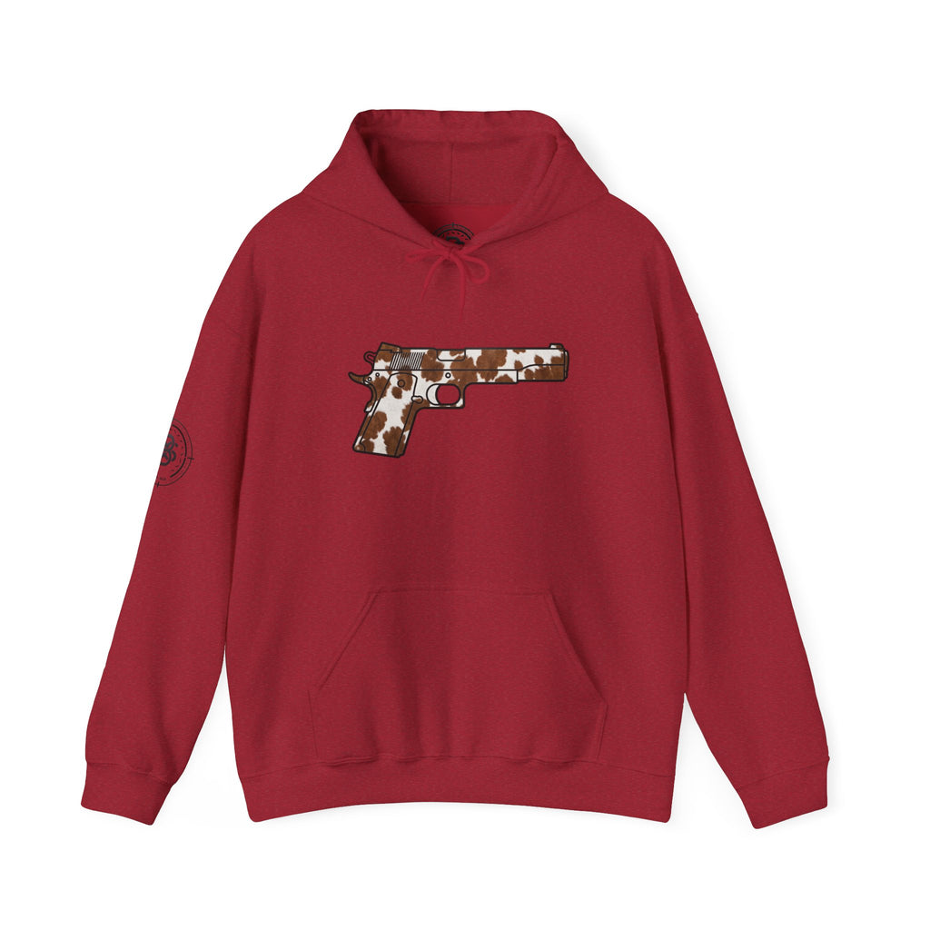 Cowhide Pistol Silhouette Hoodie