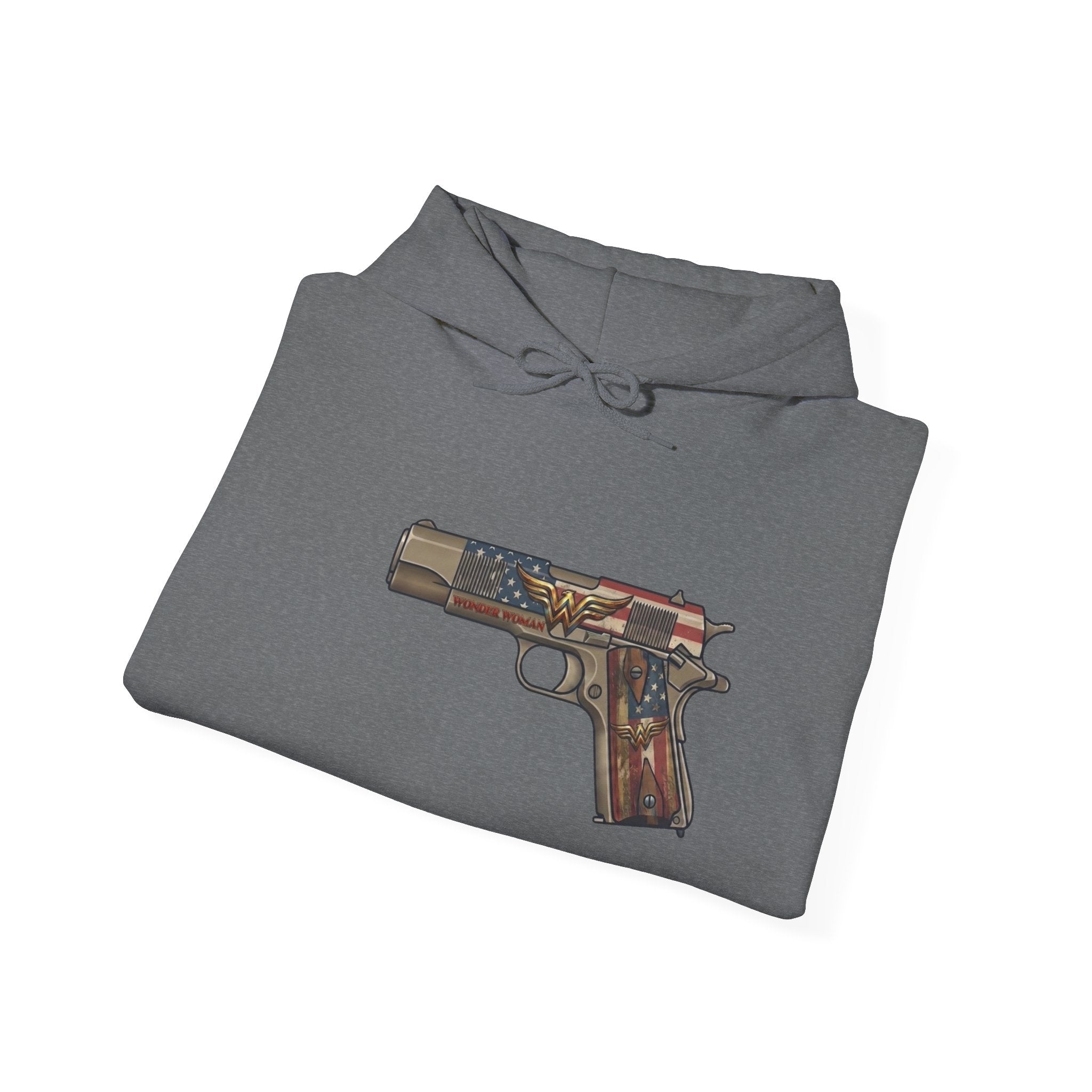 WW emblem Pistol Graphic Hoodie