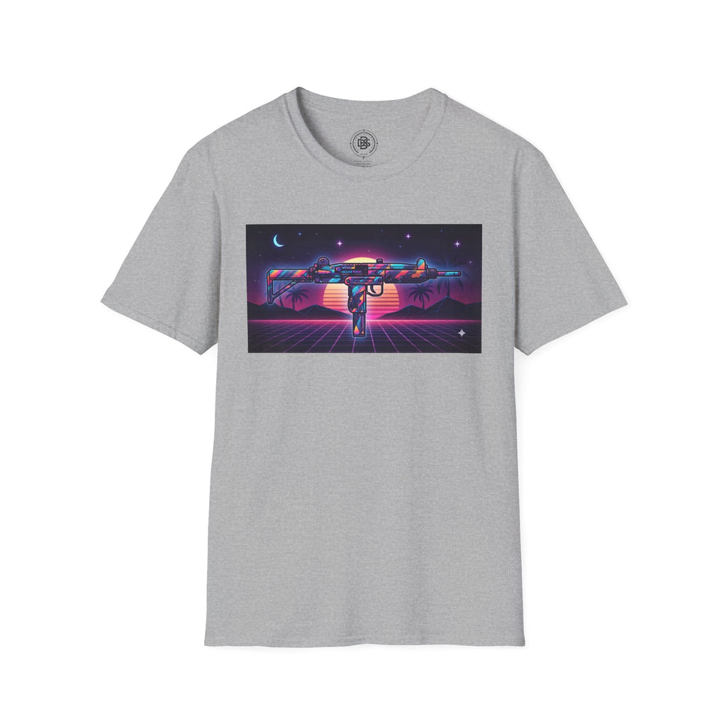 The Men's Collection- 80's Retro UZI-Softstyle T-Shirt