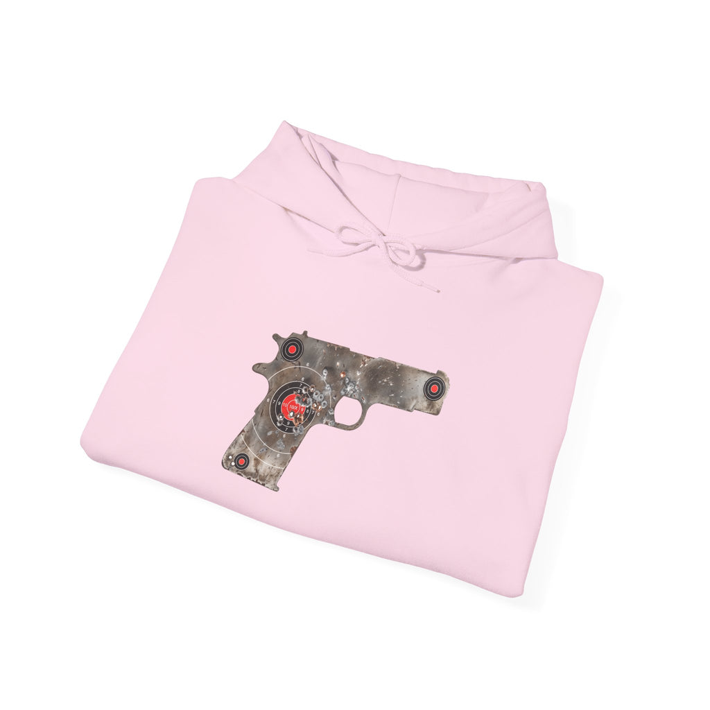 Vintage Metal Pistol Graphic Hoodie