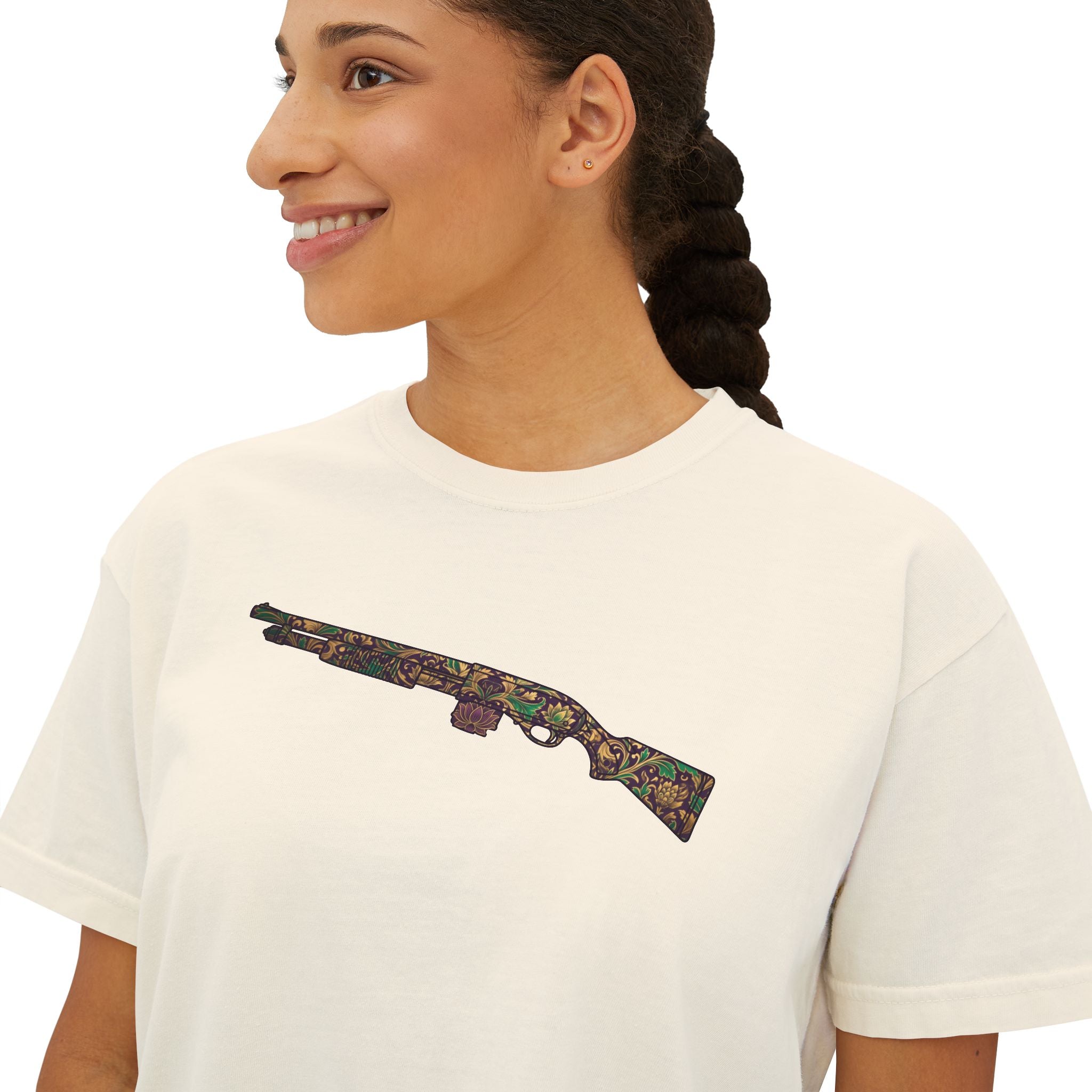 The Floral Collection-Shotgun-Women's Boxy Tee