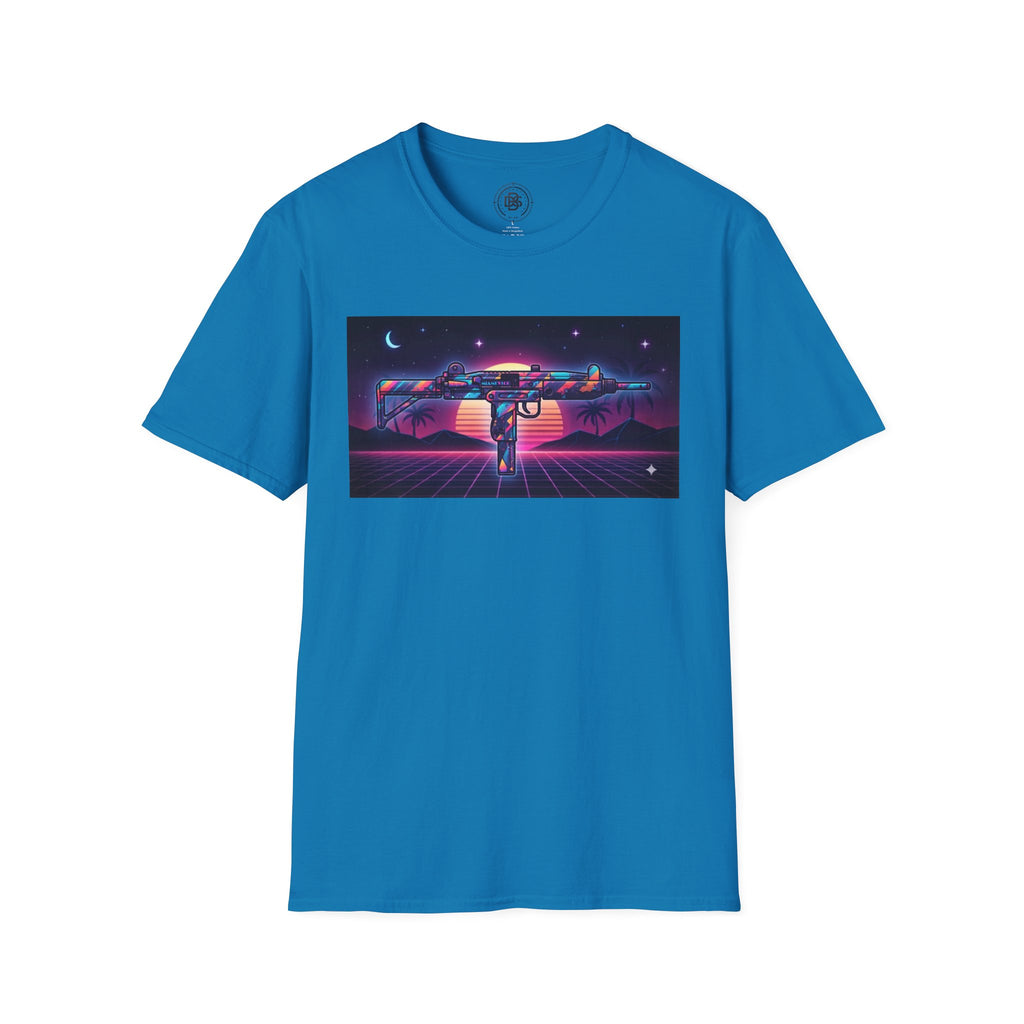 The Men's Collection- 80's Retro UZI-Softstyle T-Shirt