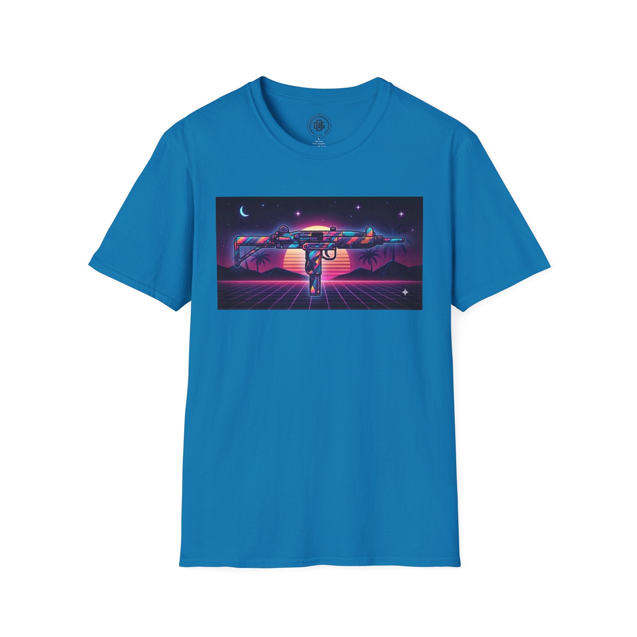 The Men's Collection- 80's Retro UZI-Softstyle T-Shirt