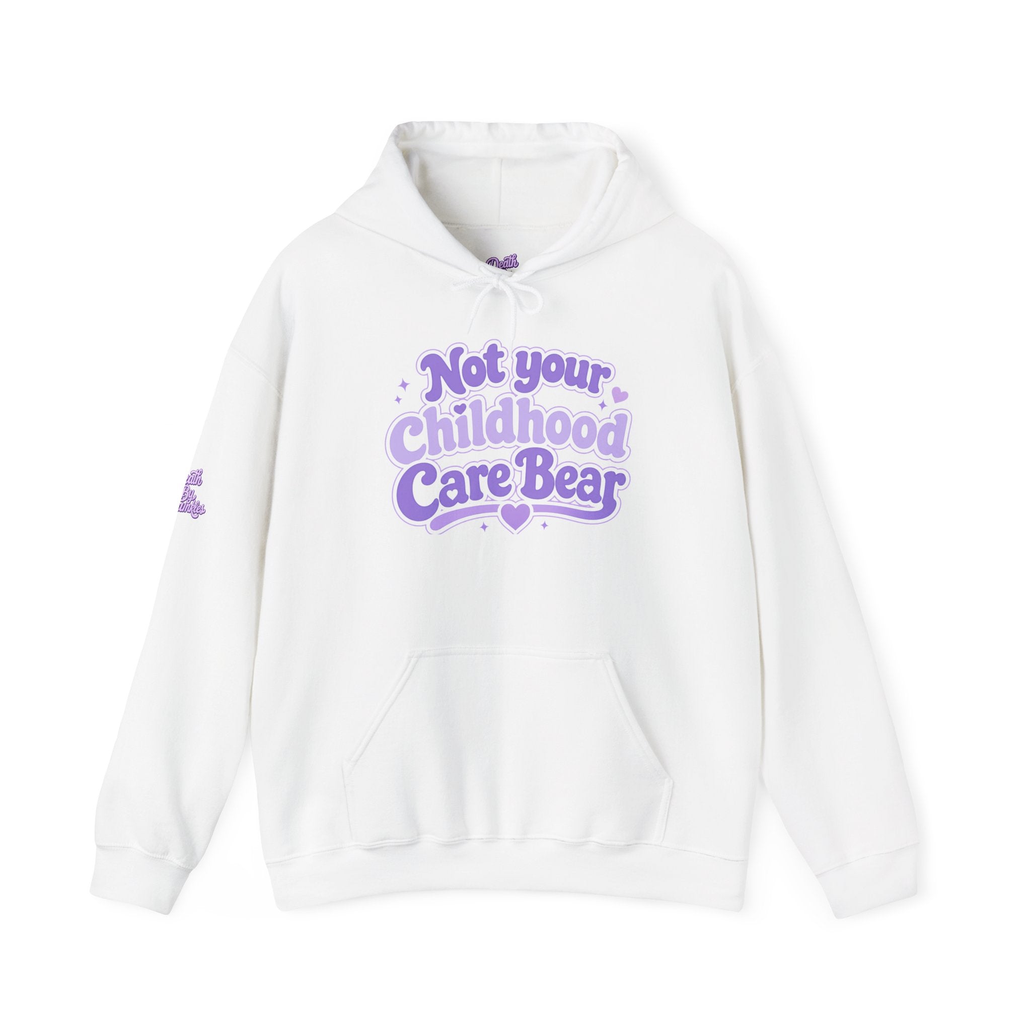 Not Your Childhood Care Bear Hoodie — Retro Care Bears Graphic Hoodie