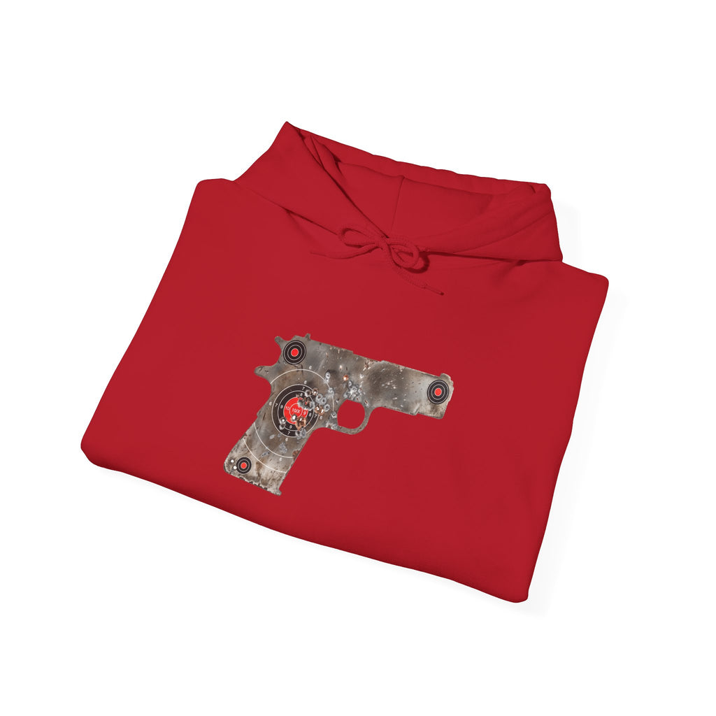 Vintage Metal Pistol Graphic Hoodie