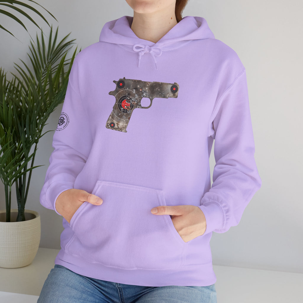 Vintage Metal Pistol Graphic Hoodie