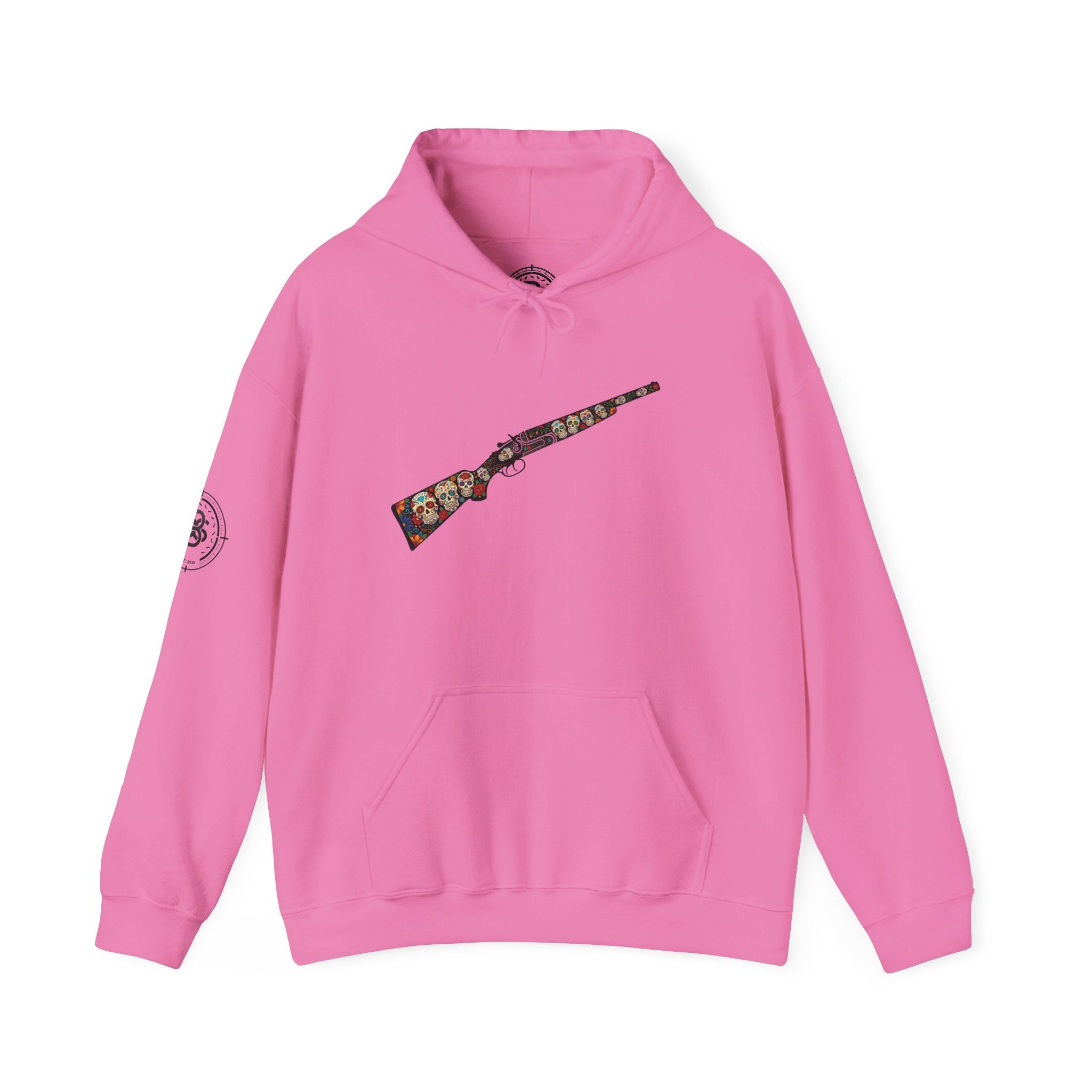 Sugar Skull Shotgun Graphic Hoodie