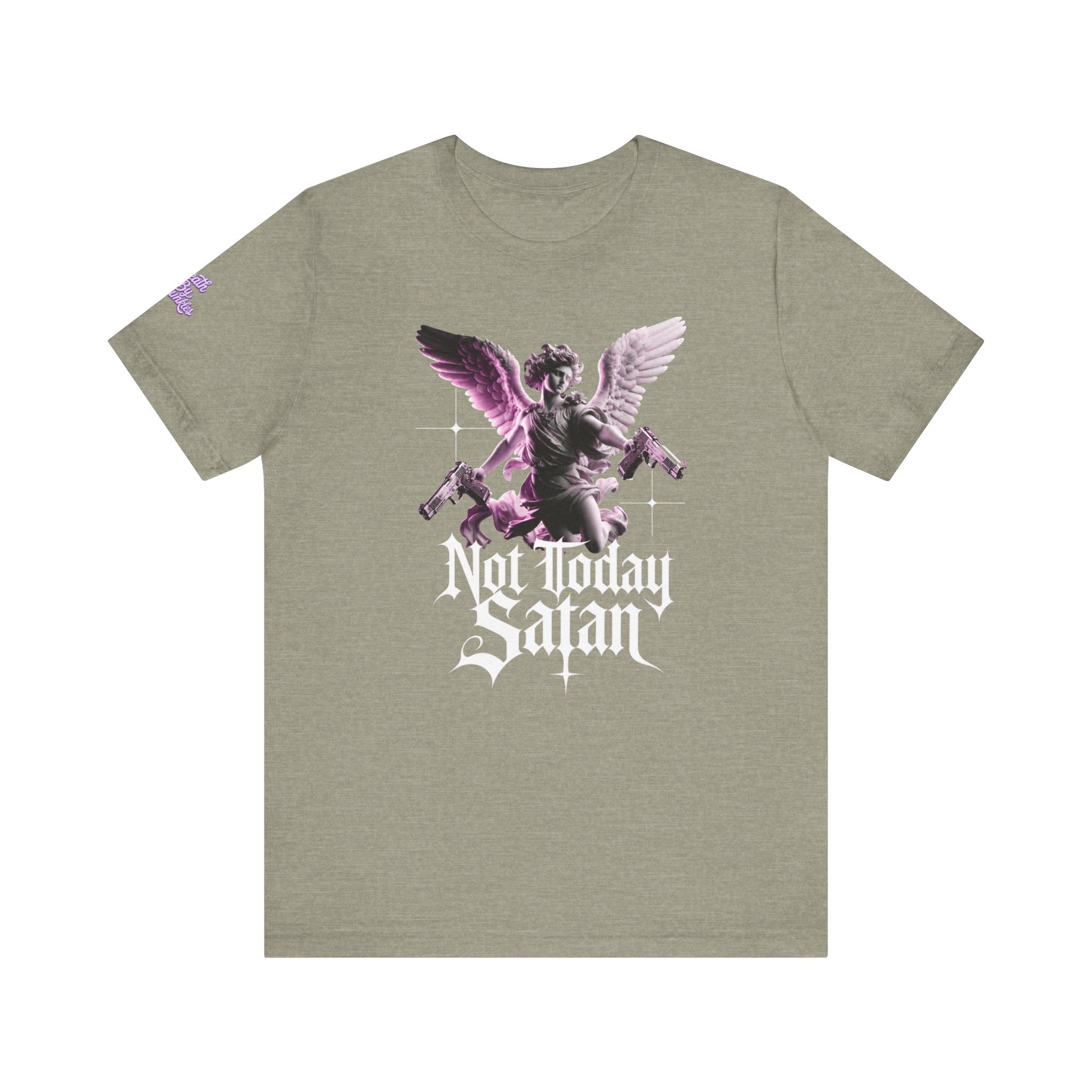Angel Statue "Not Today Satan"