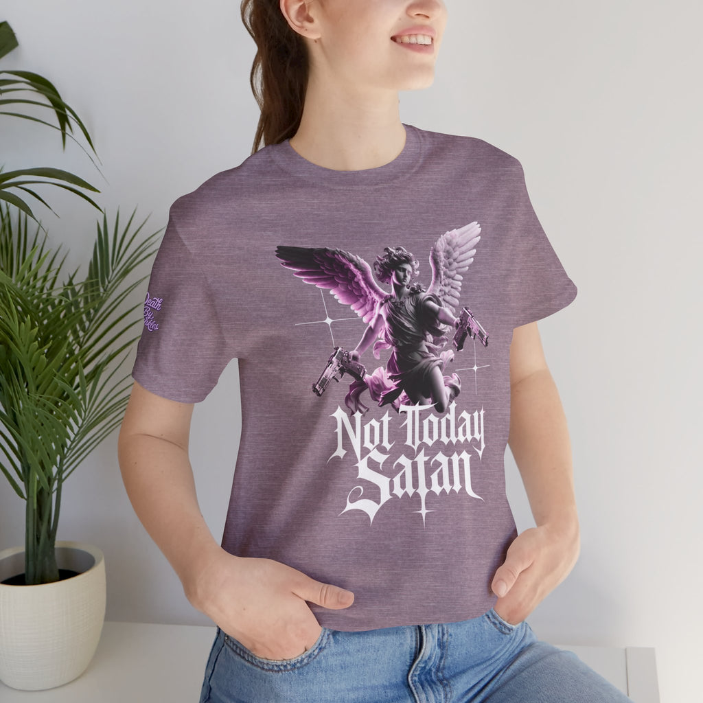 Angel Statue "Not Today Satan"