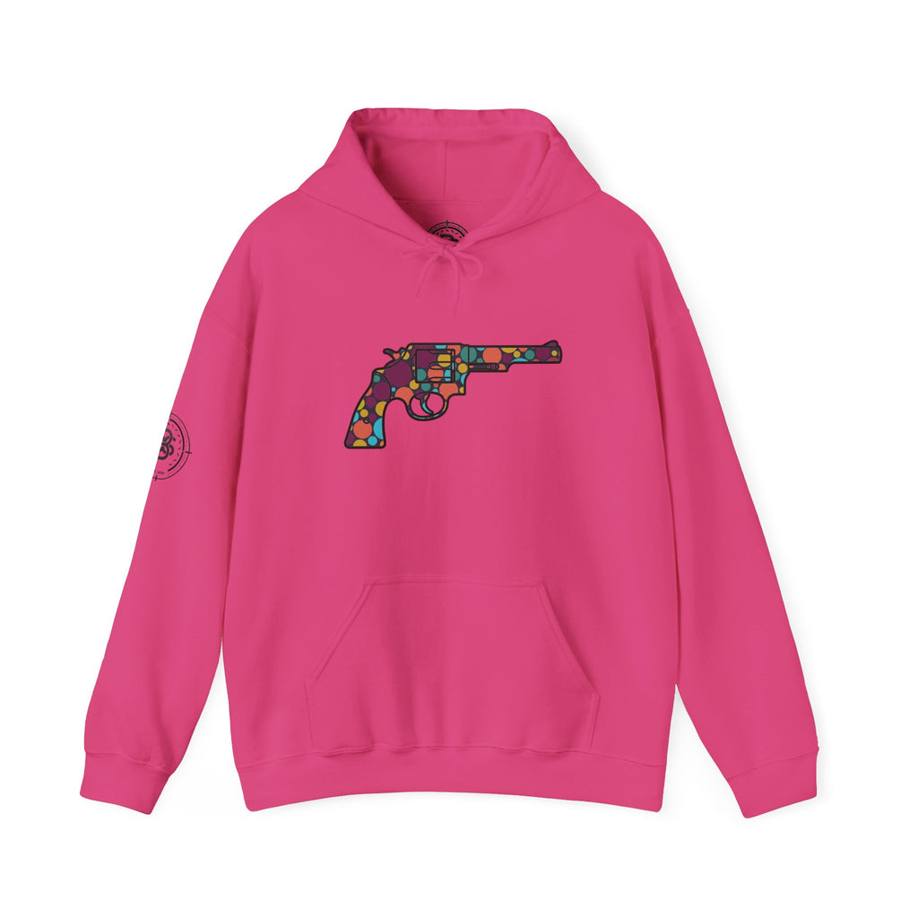 Revolver Dot Silhouette-Hooded Sweatshirt