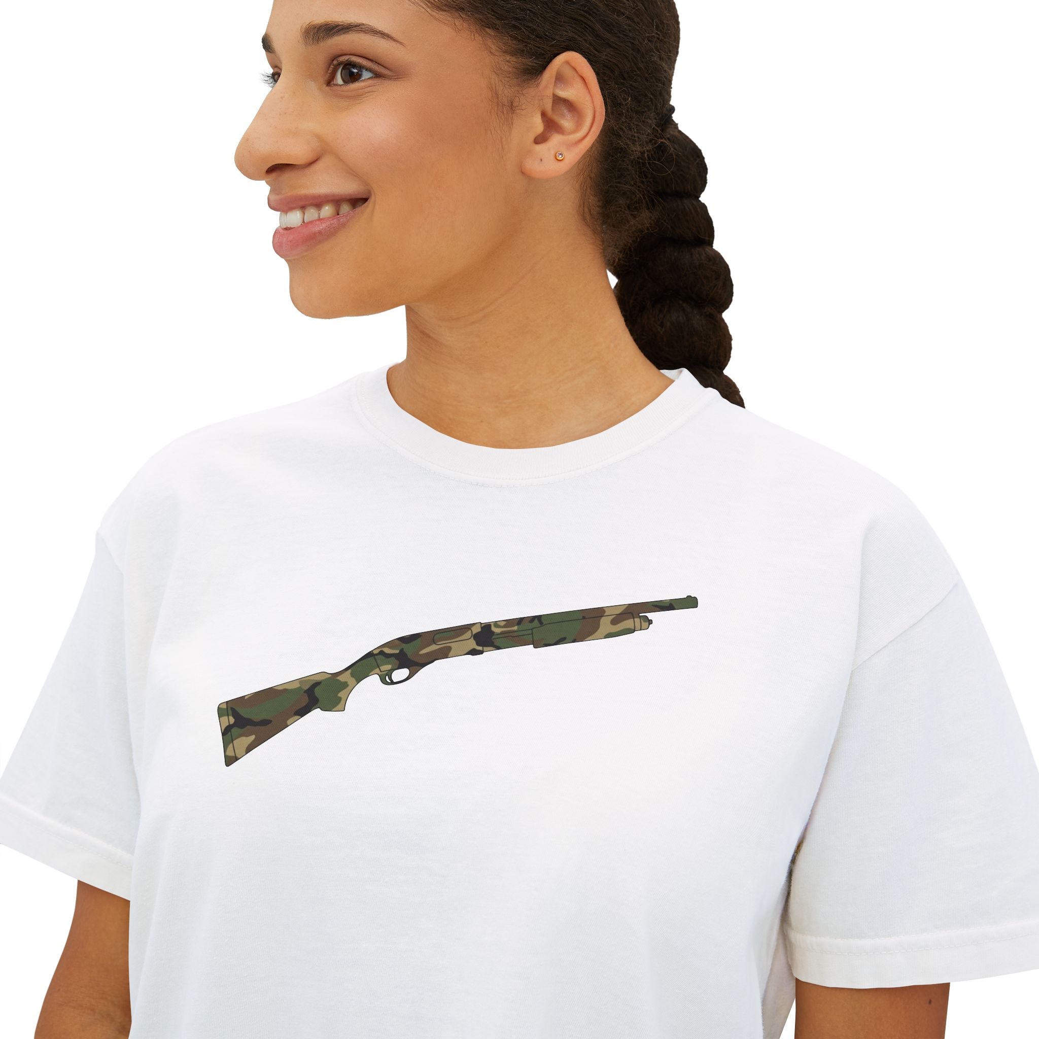 The Camo Collection-Shotgun-Women's Boxy Tee
