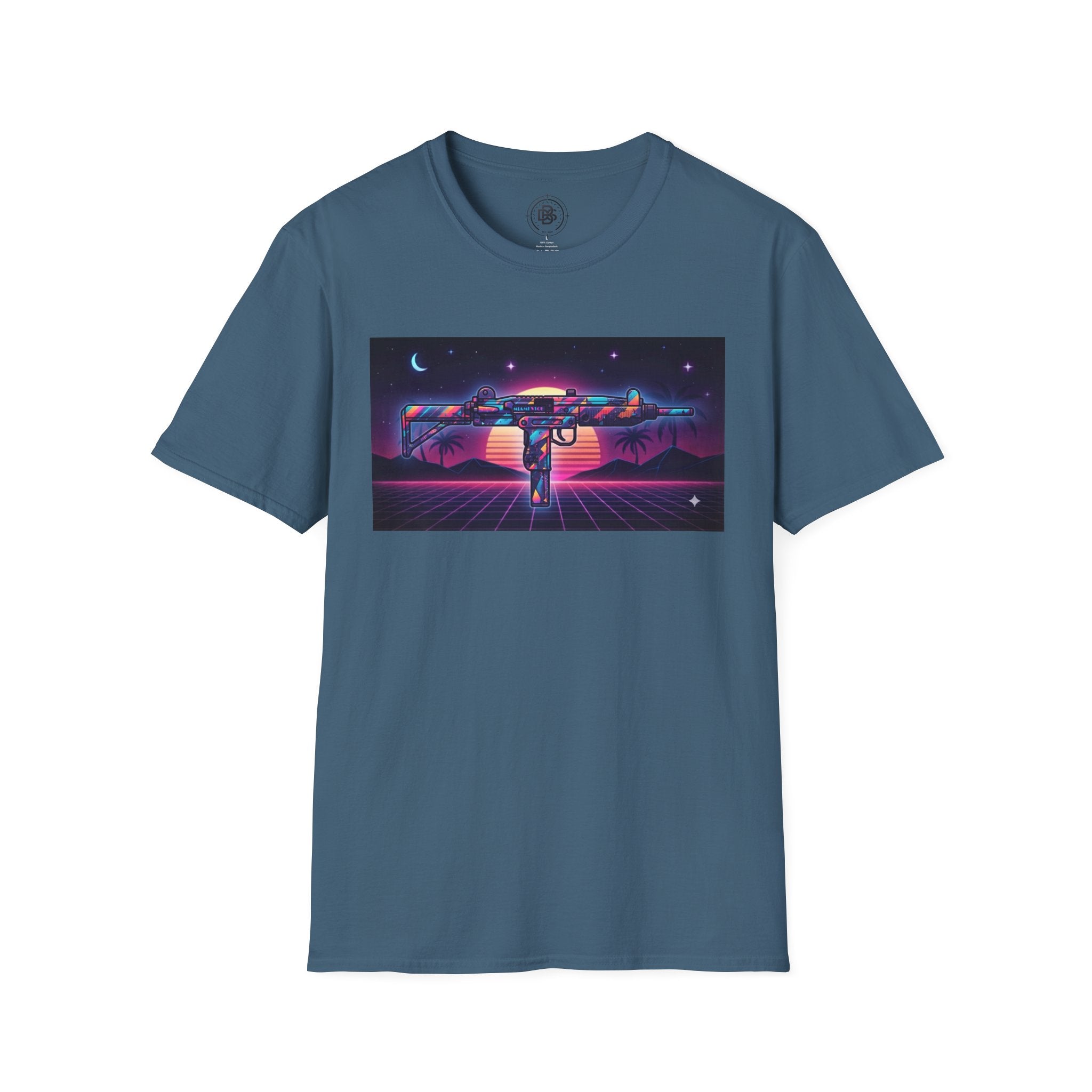 The Men's Collection- 80's Retro UZI-Softstyle T-Shirt