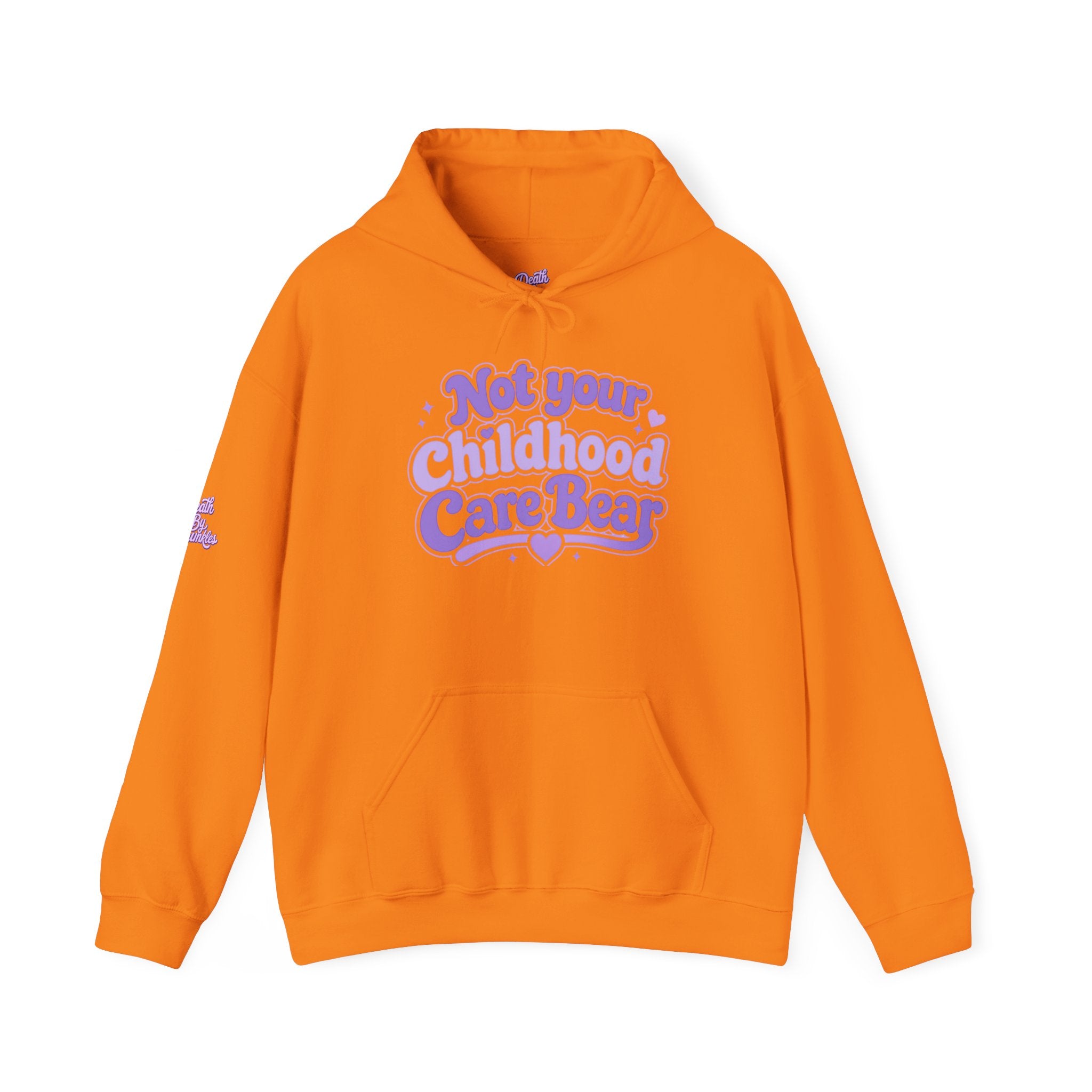 Not Your Childhood Care Bear Hoodie — Retro Care Bears Graphic Hoodie