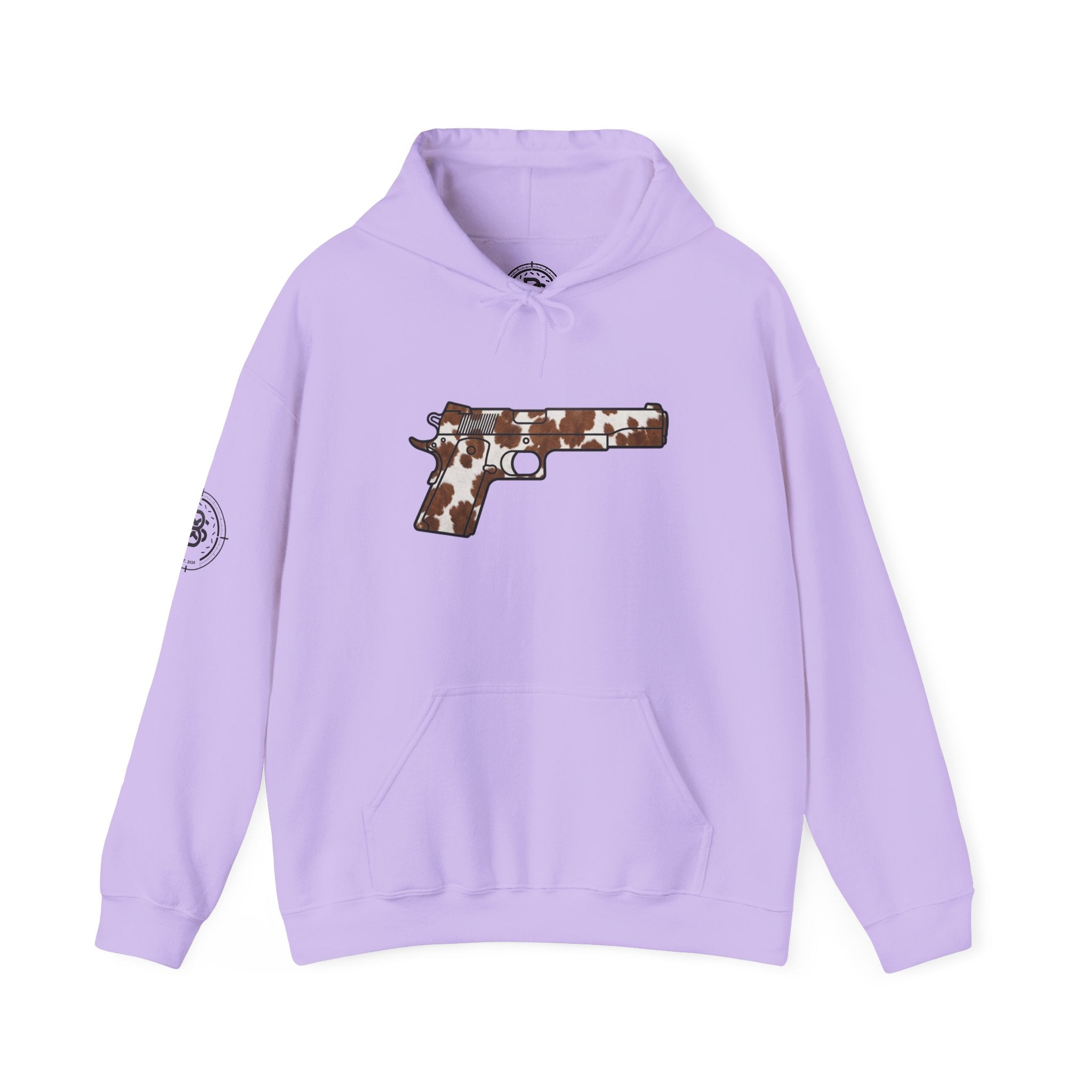 Cowhide Pistol Silhouette Hoodie