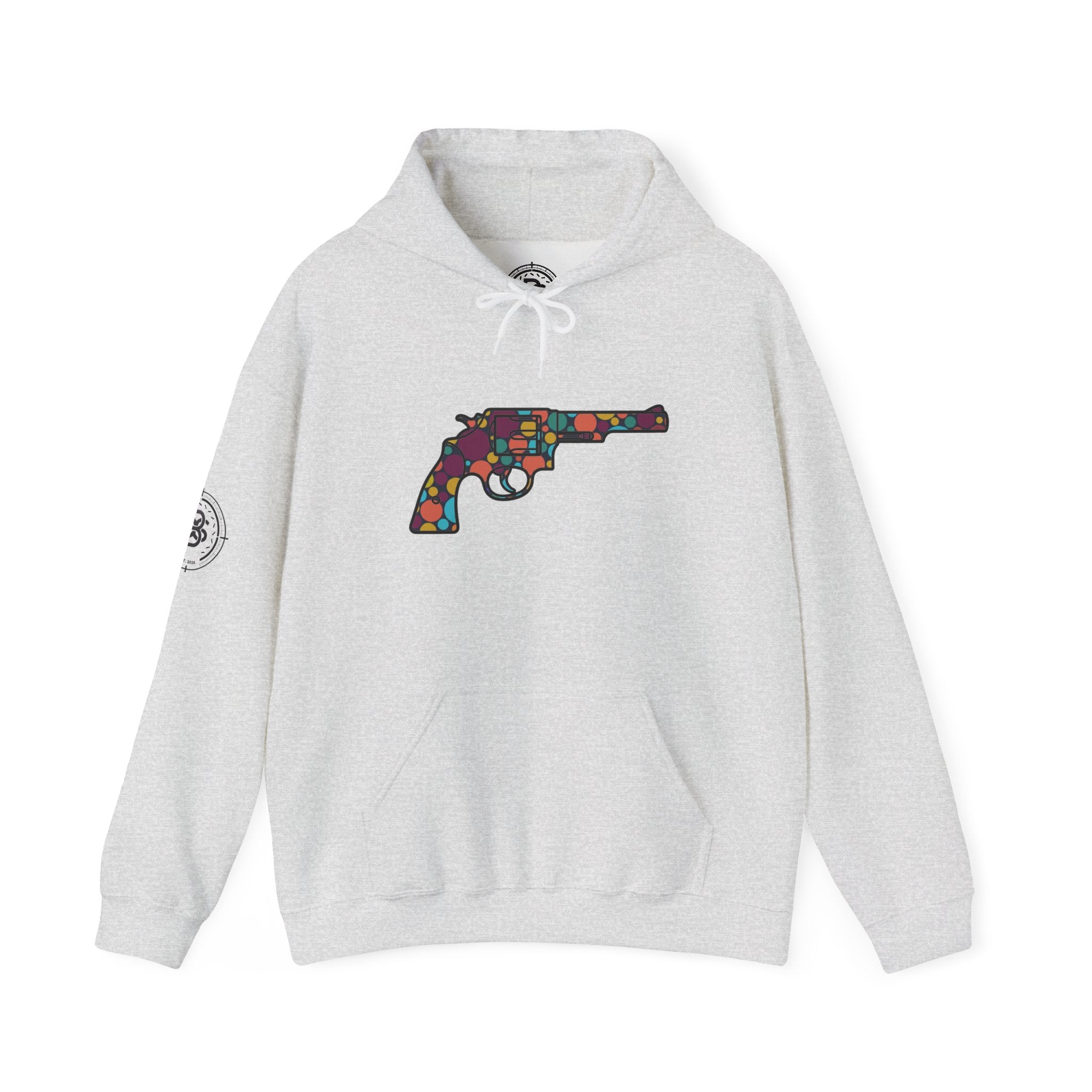Revolver Dot Silhouette-Hooded Sweatshirt