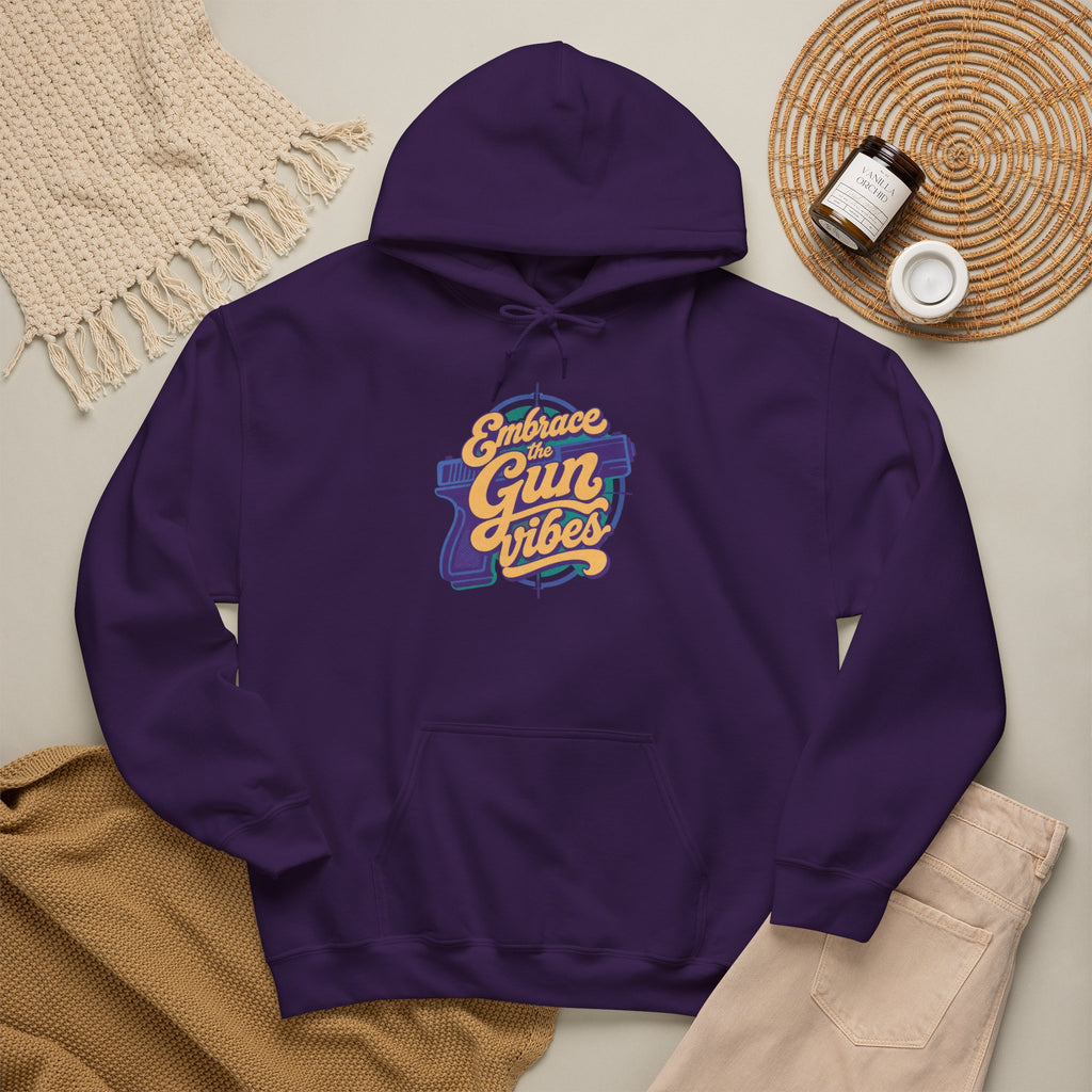 Embrace Gun Vibes Hoodie — Retro