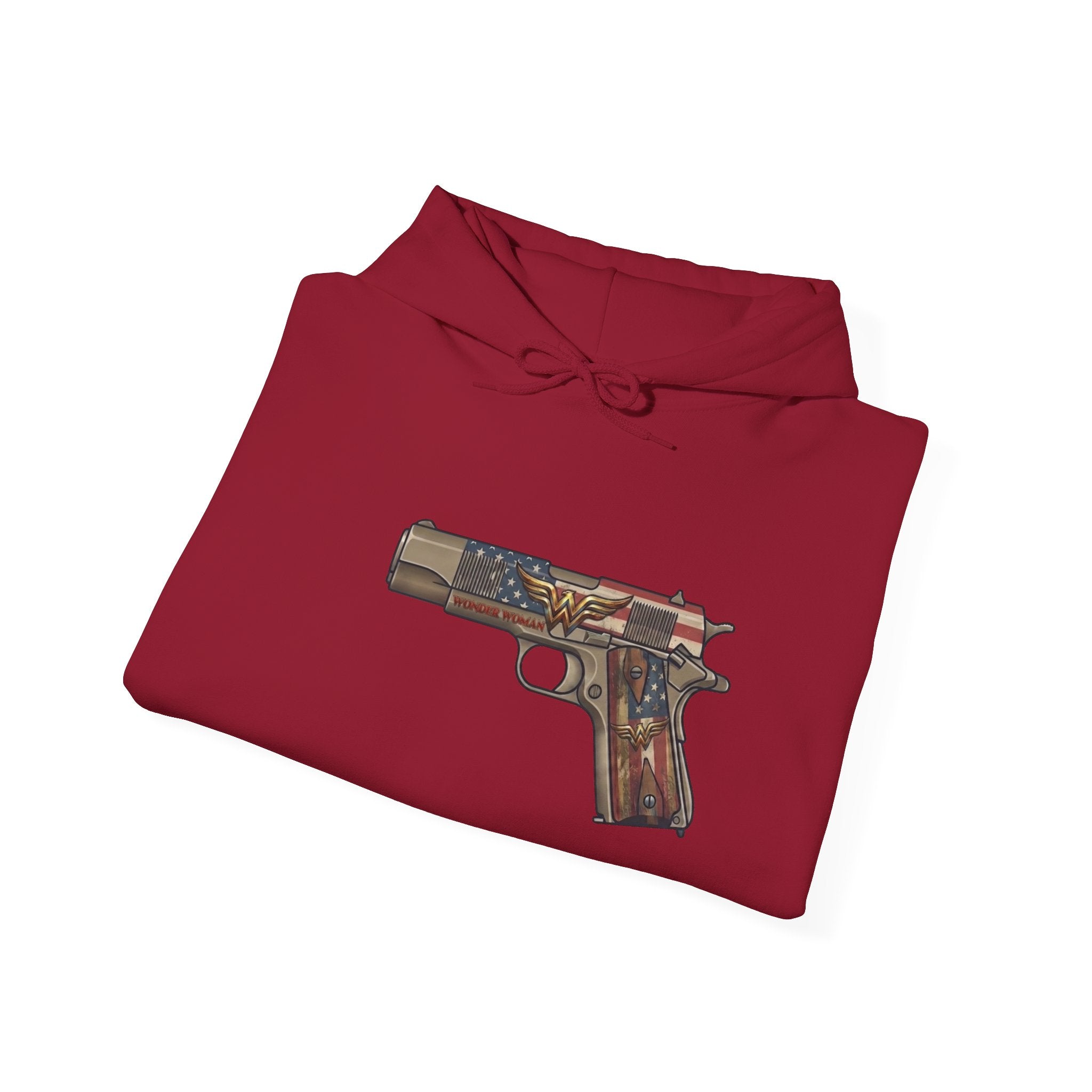 WW emblem Pistol Graphic Hoodie