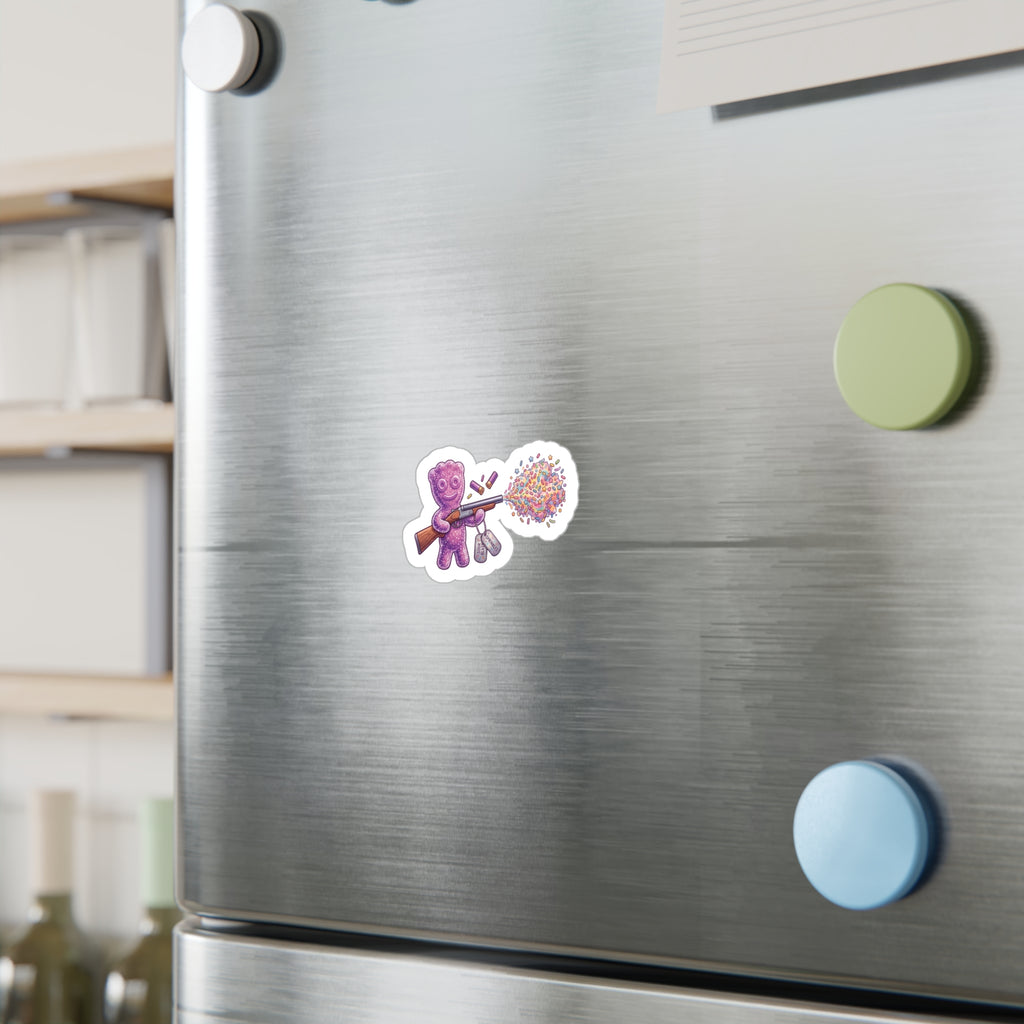Sour Confetti Sprinkles Vinyl Decal — Cute Candy Shooter Sticker