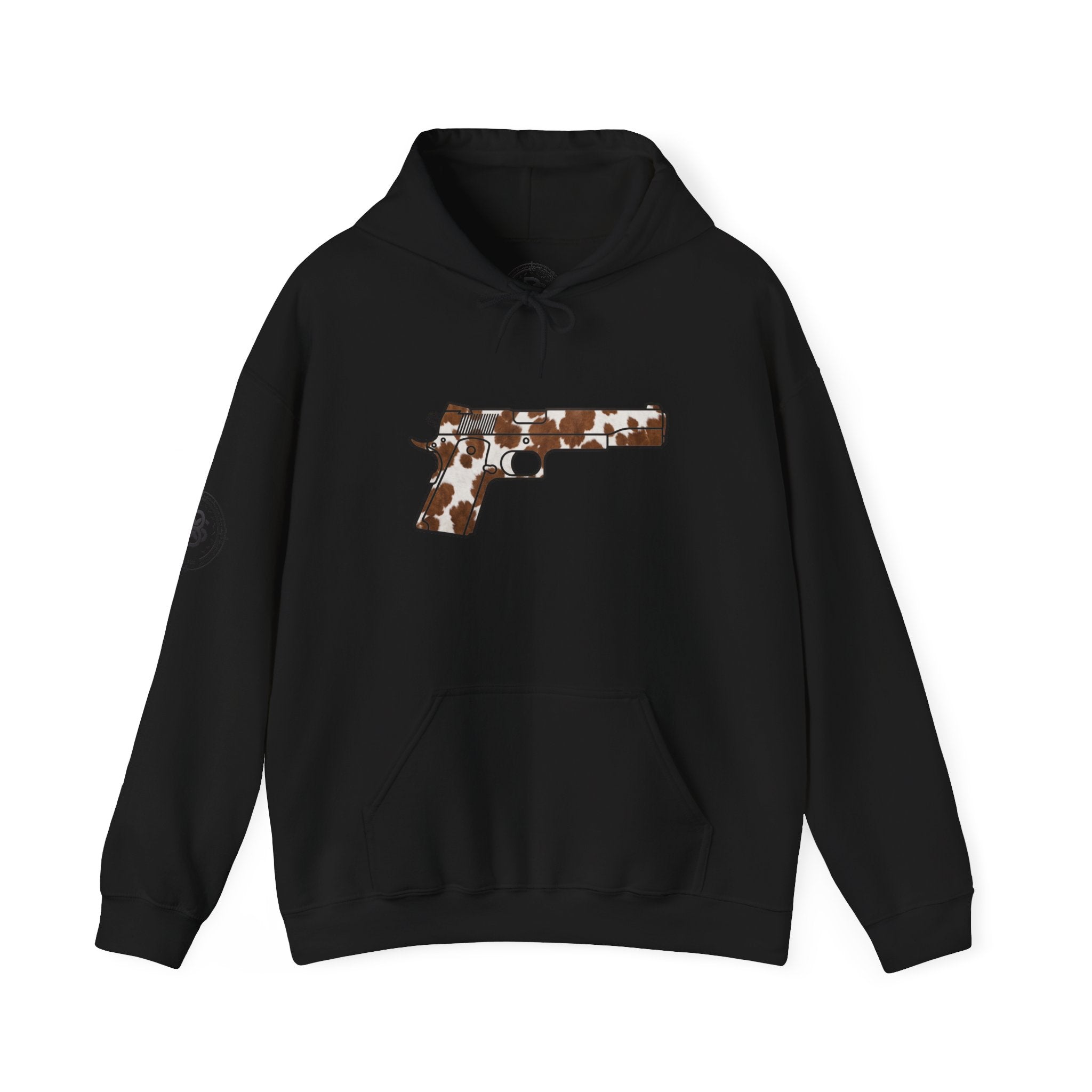 Cowhide Pistol Silhouette Hoodie