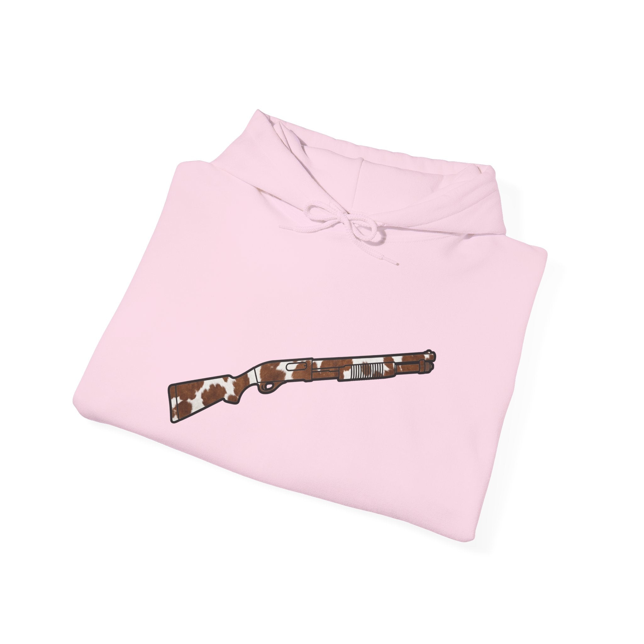 Cow Hide Shotgun Silhouette Hoodie